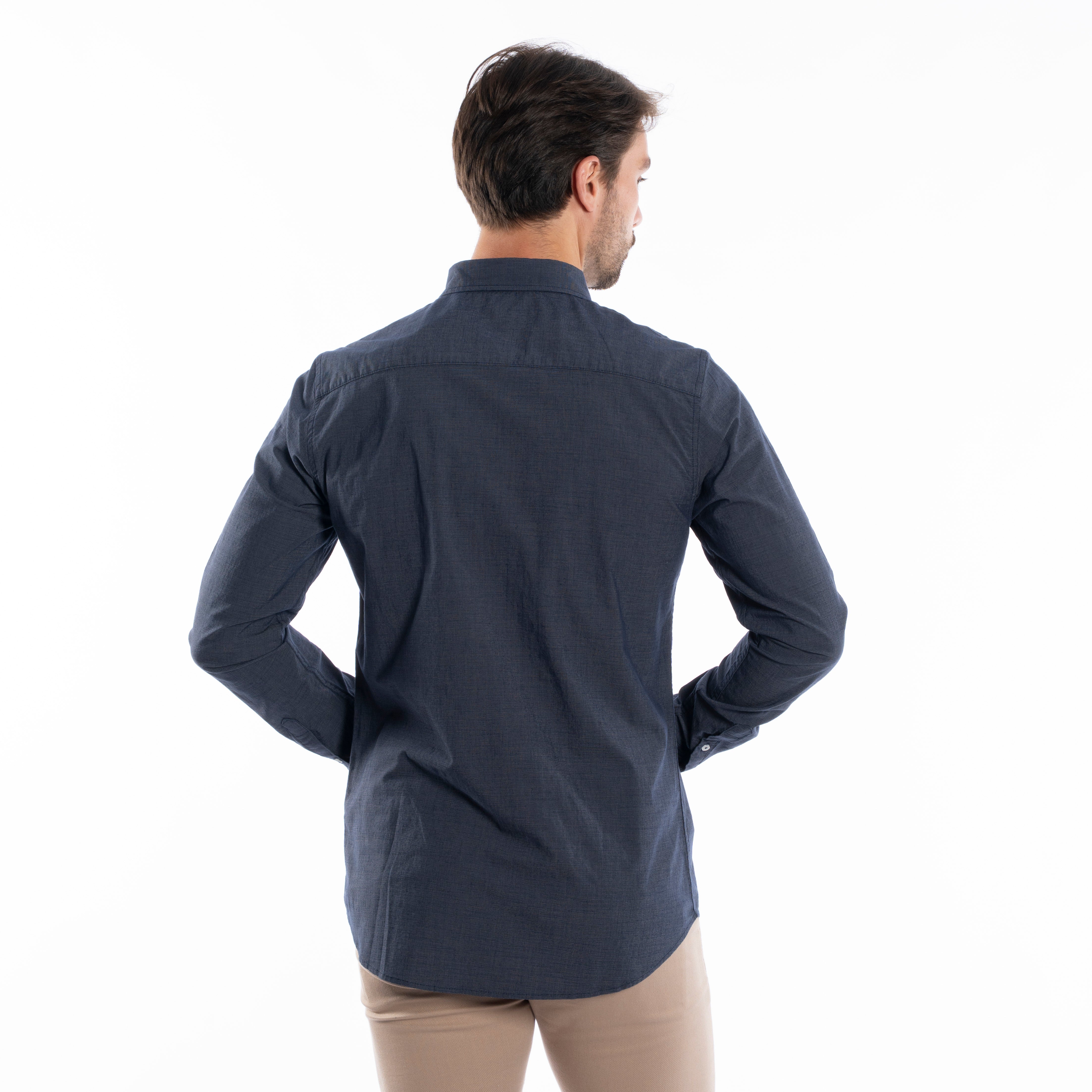 Long Sleeve Shirt - Men - Plain