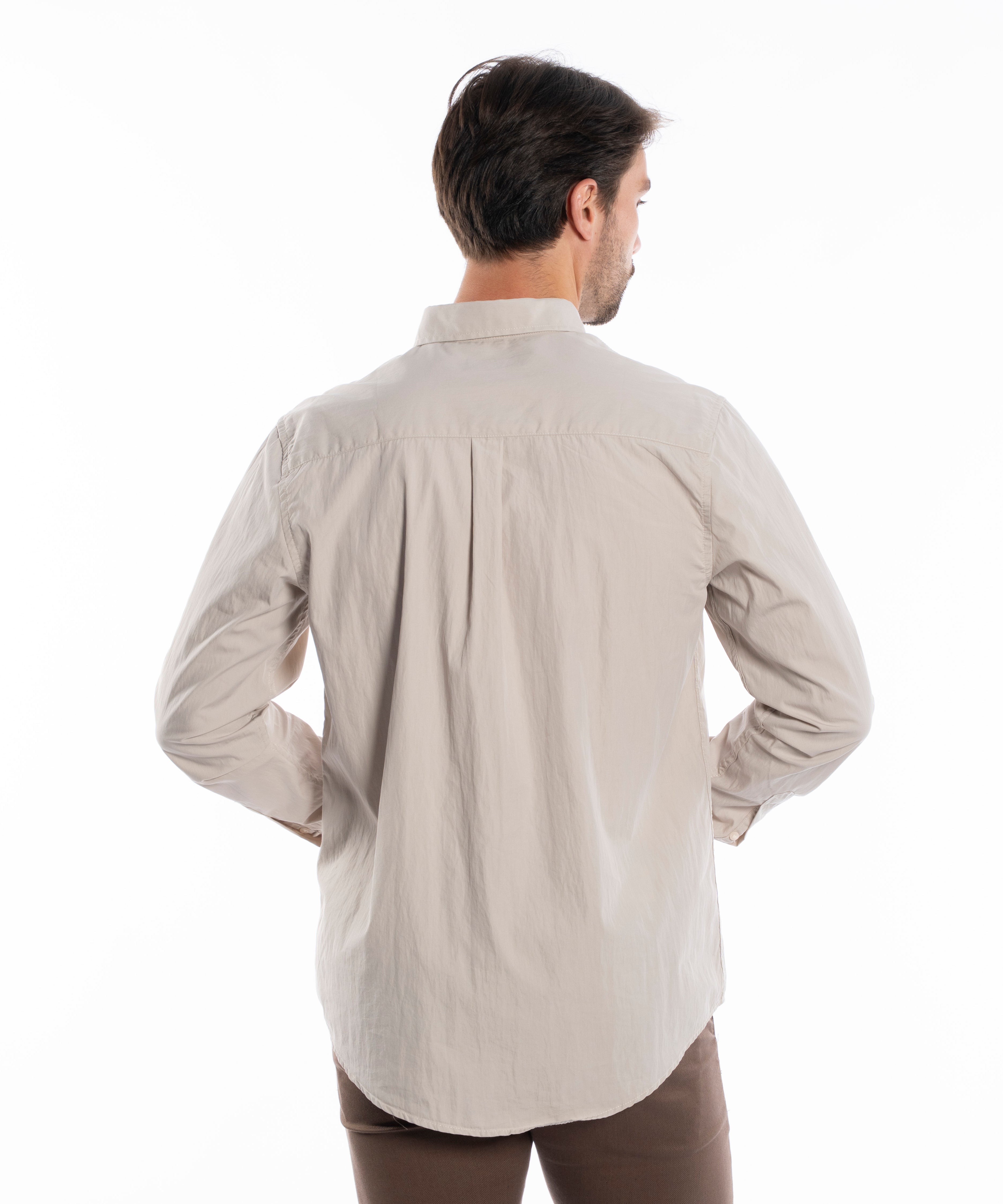 Long Sleeve Shirt - Men - Plain