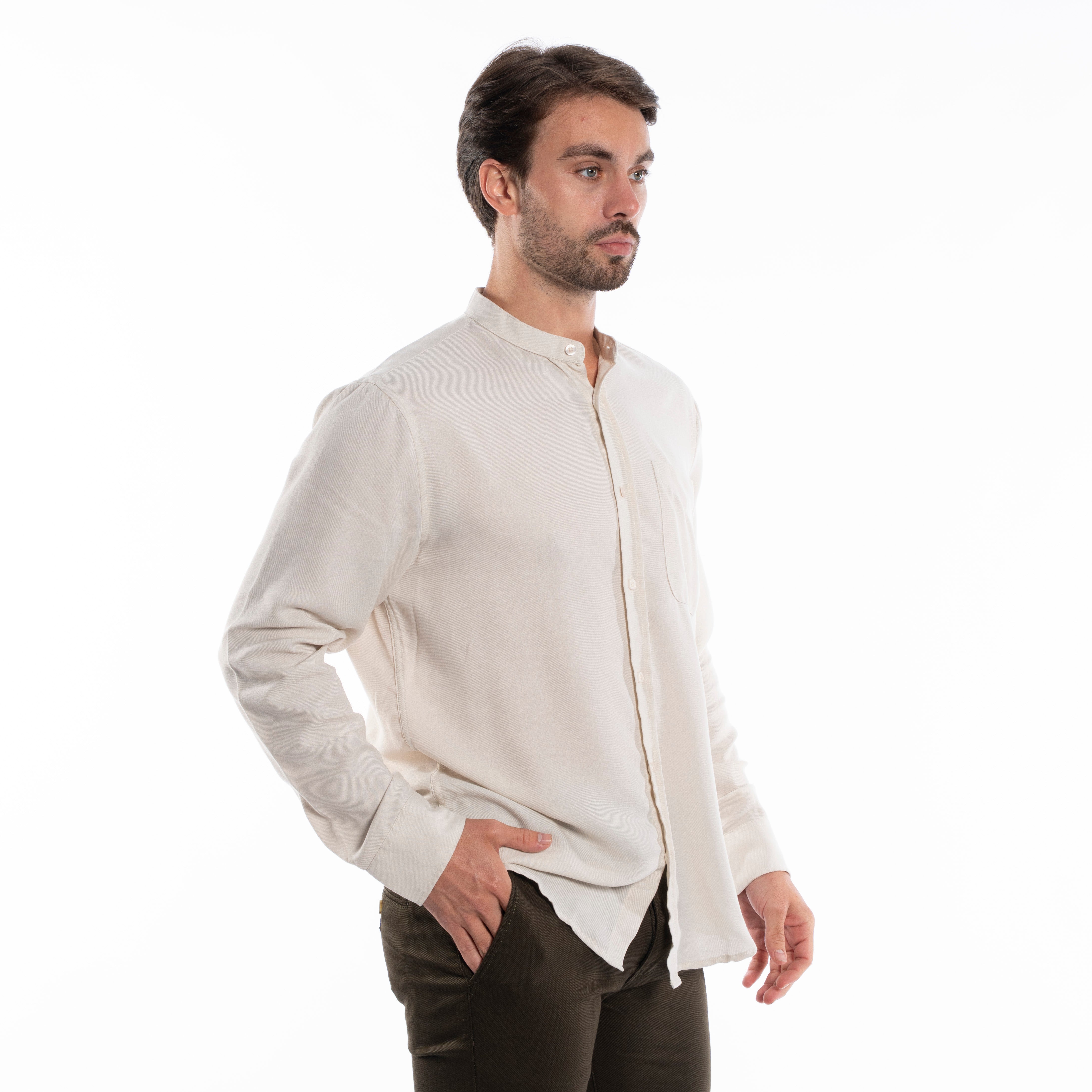 Long Sleeve Shirt - Men - Plain