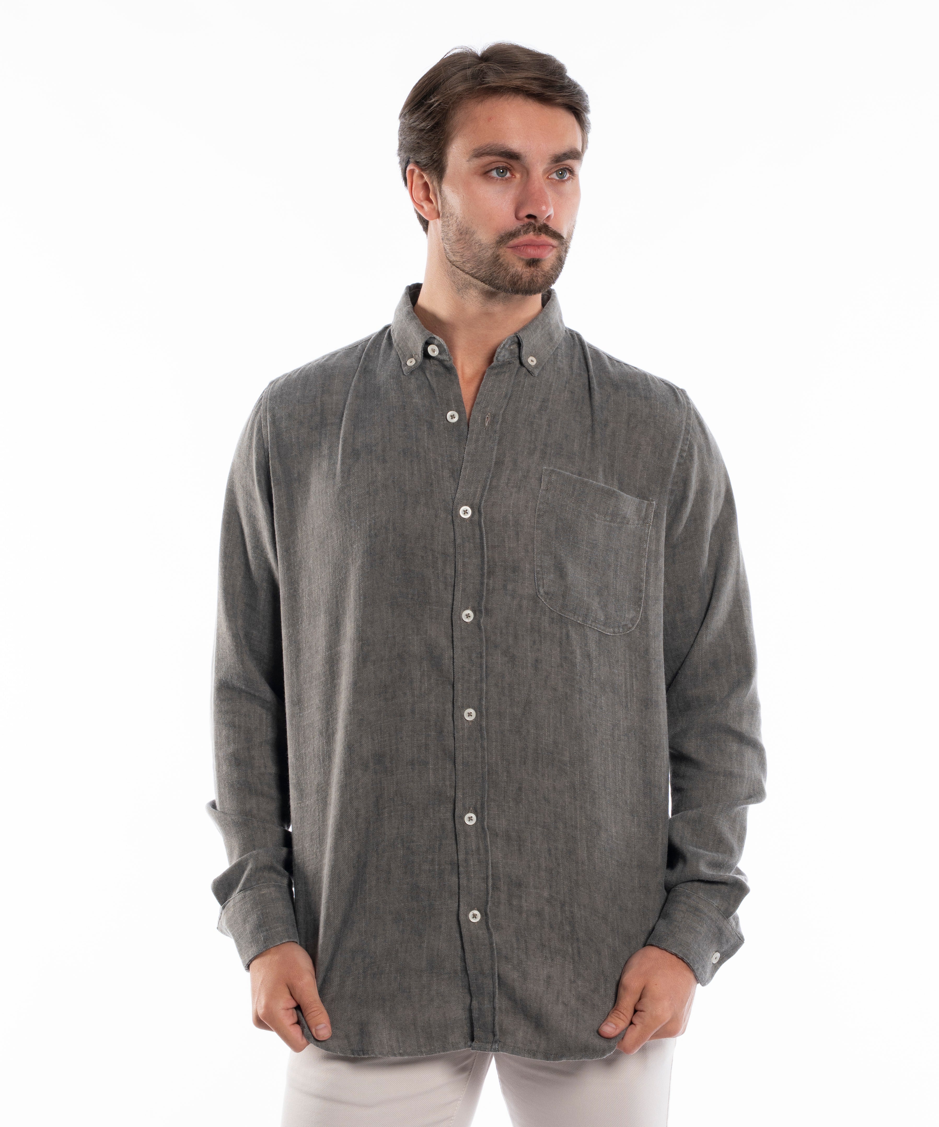 Long Sleeve Shirt - Men - Comouflage