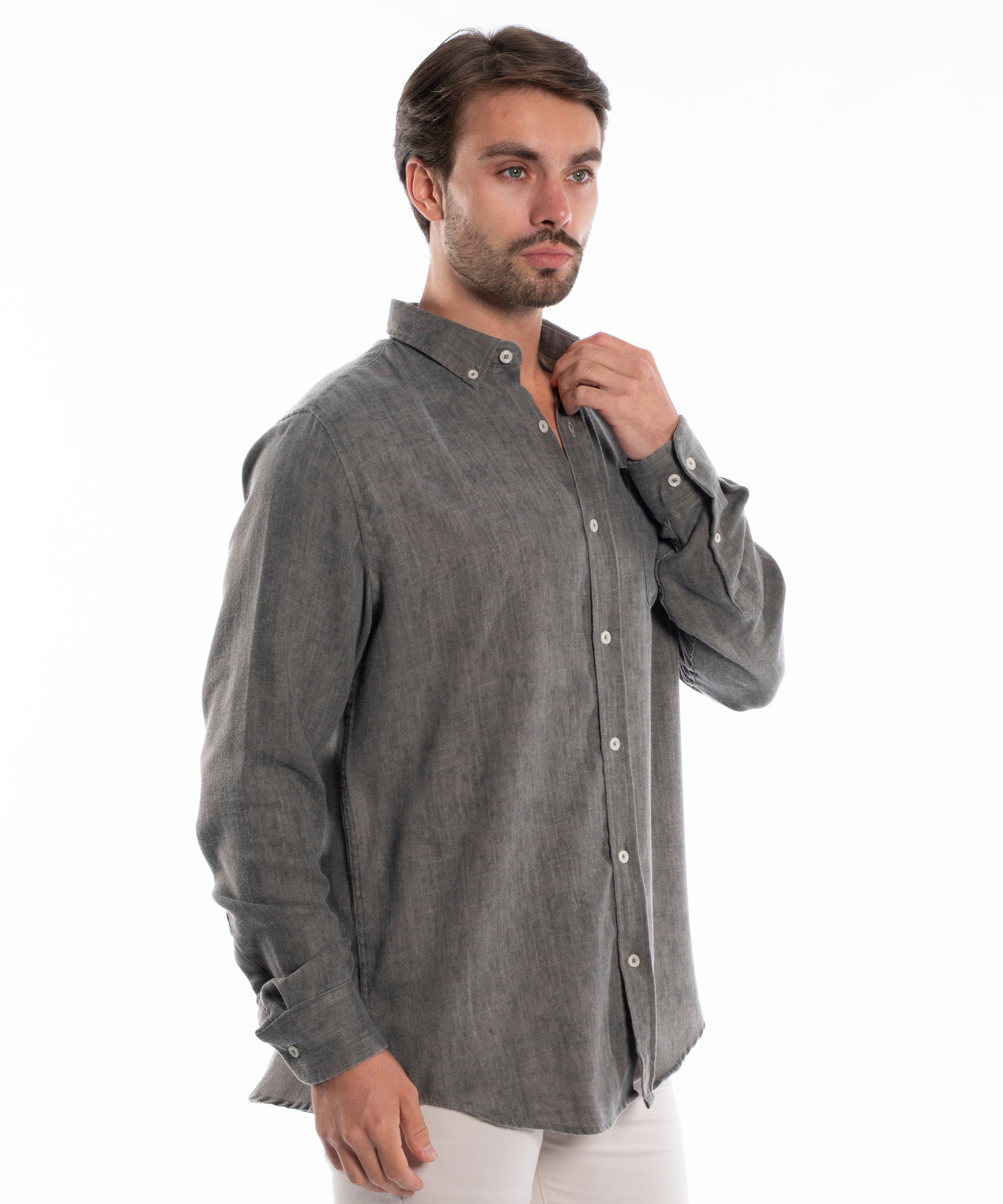 Long Sleeve Shirt - Men - Comouflage
