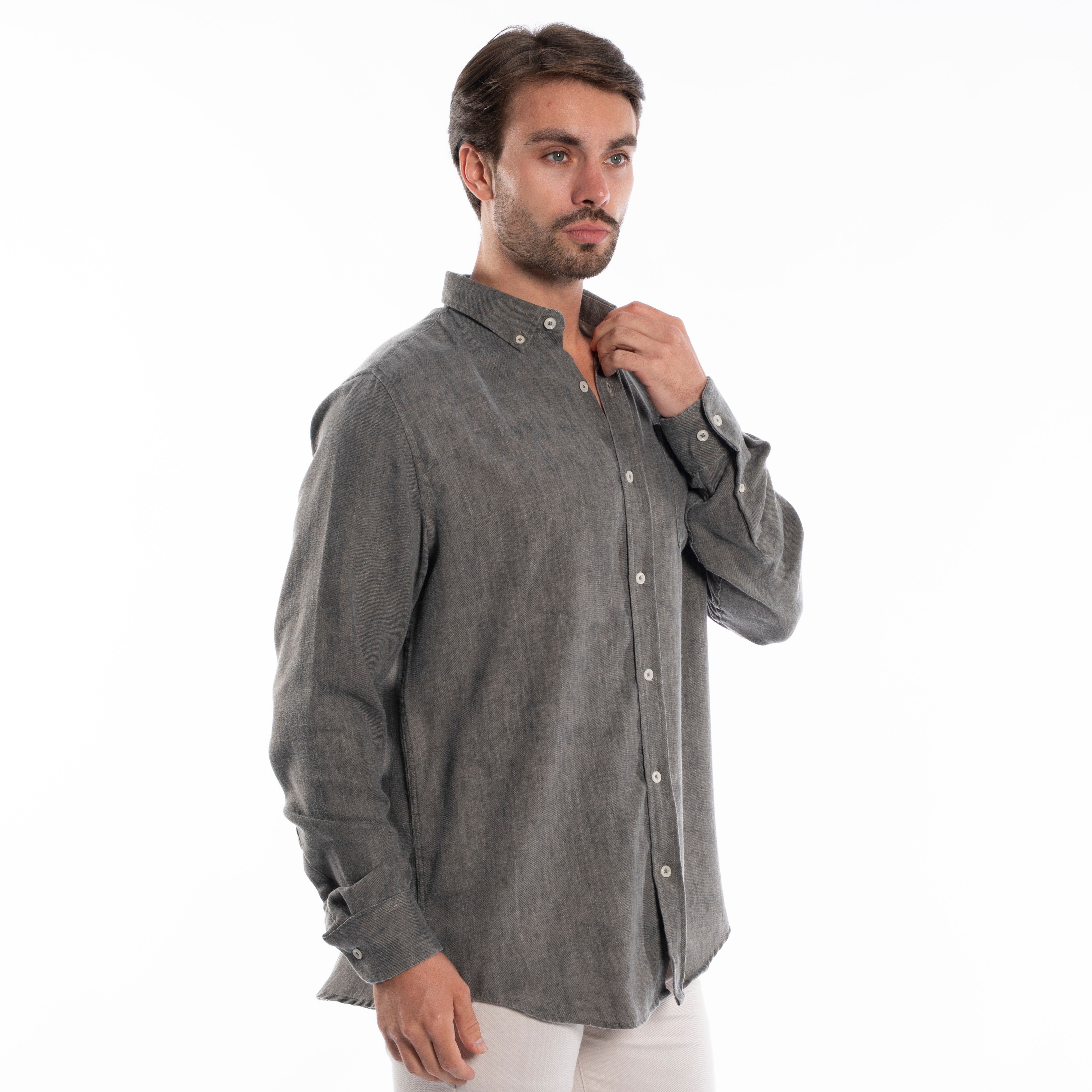 Long Sleeve Shirt - Men - Comouflage
