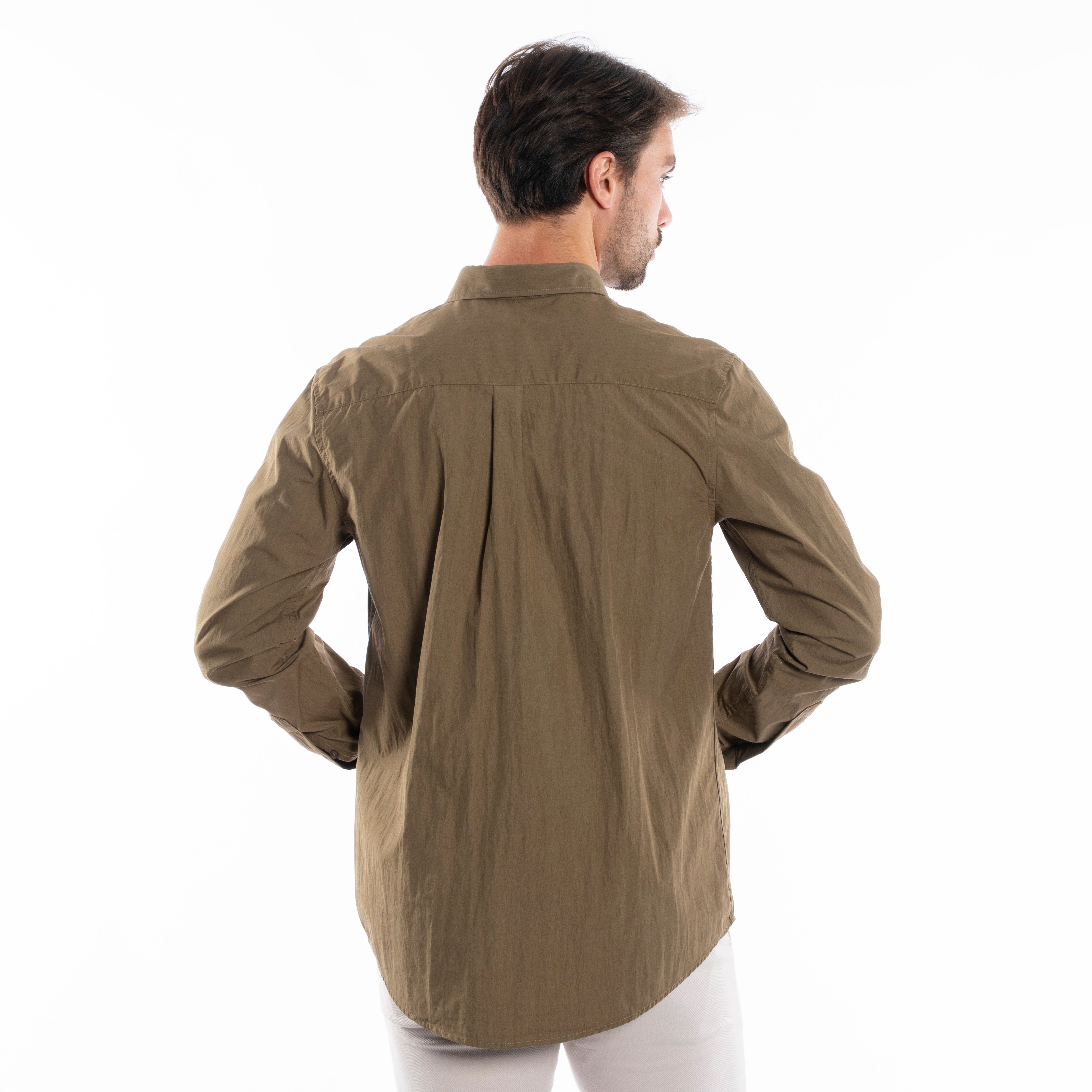 Long Sleeve Shirt - Men - Plain