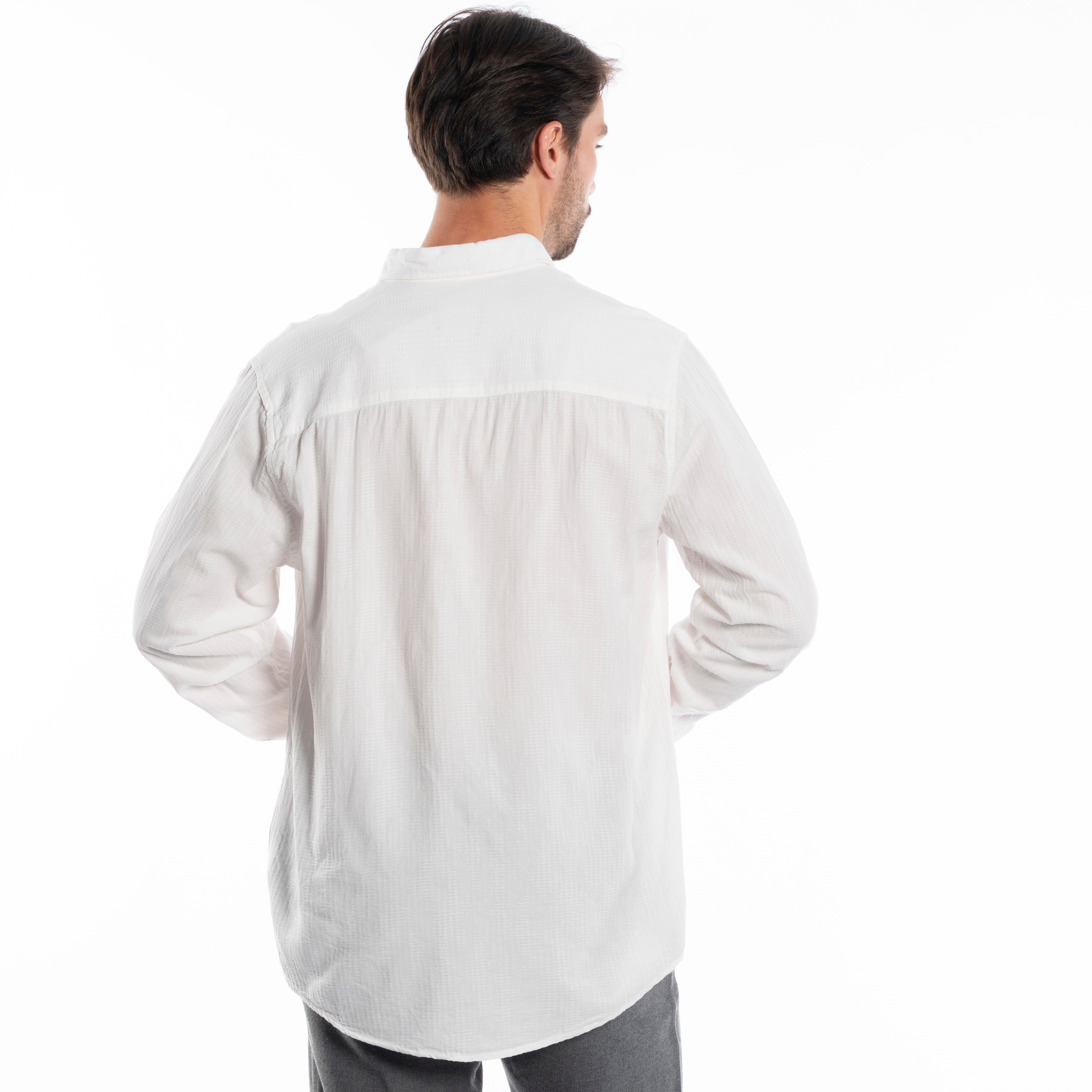 Long Sleeve Shirt - Men - Plain