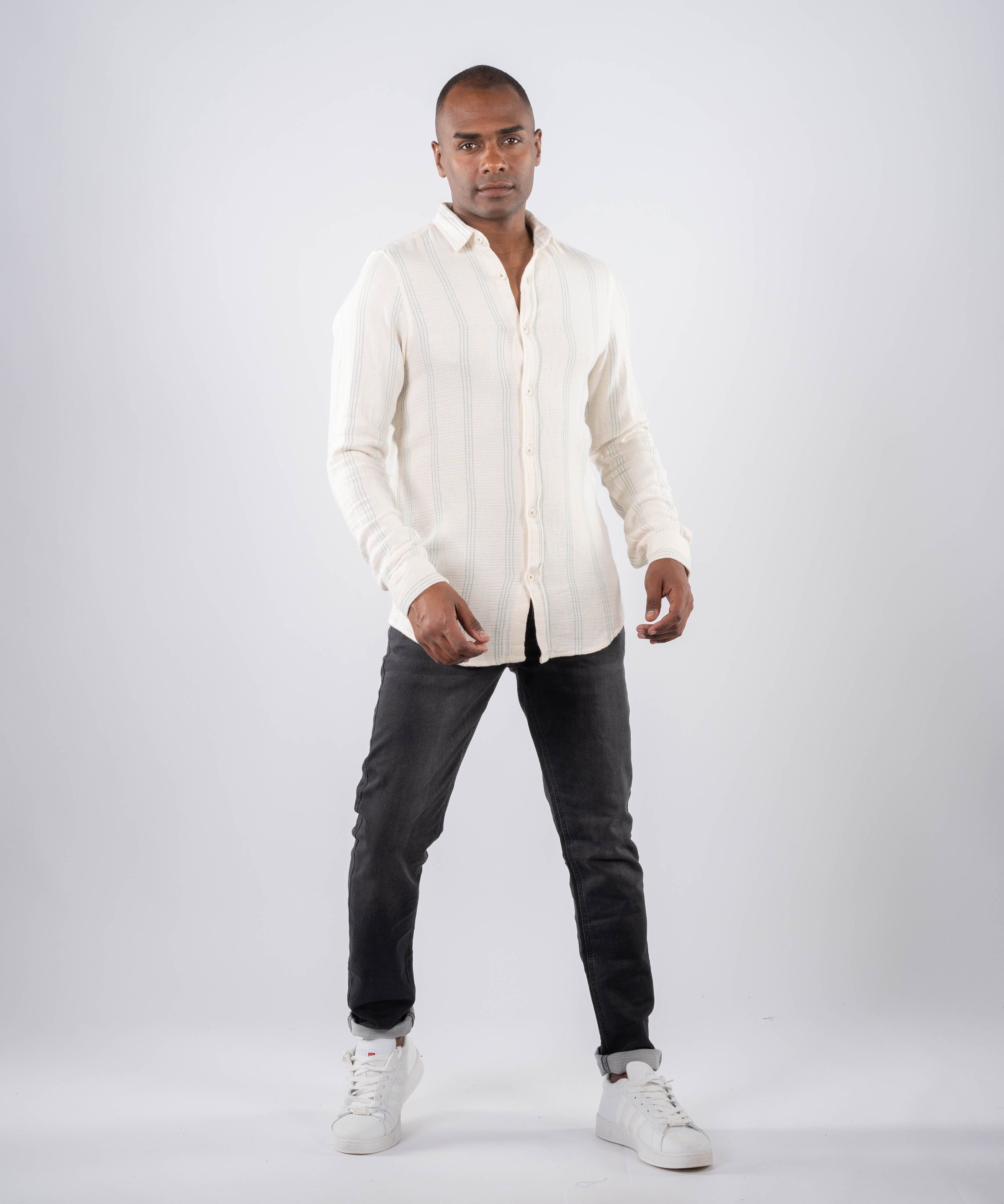 قميص - رجال - كم طويل