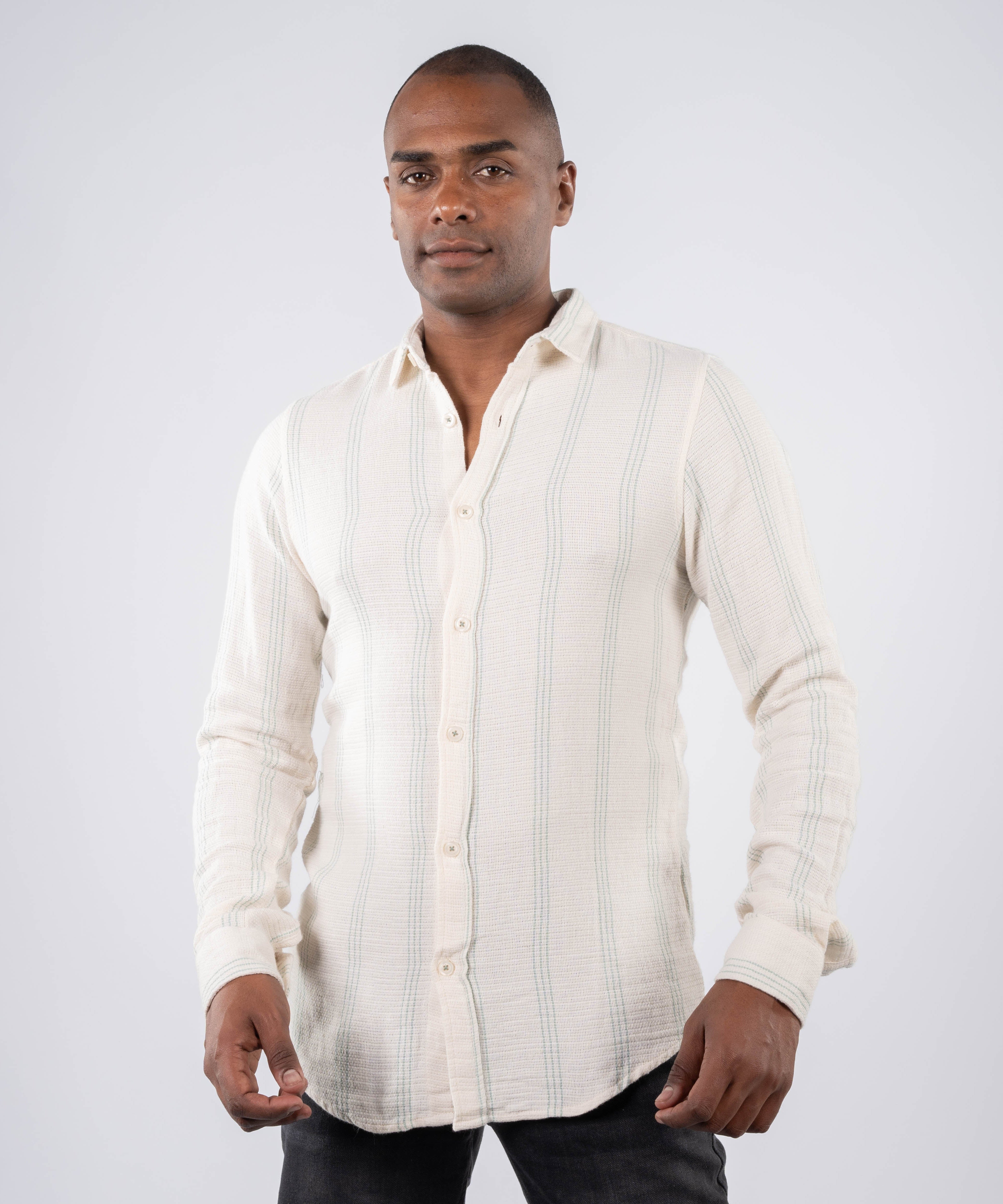 قميص - رجال - كم طويل