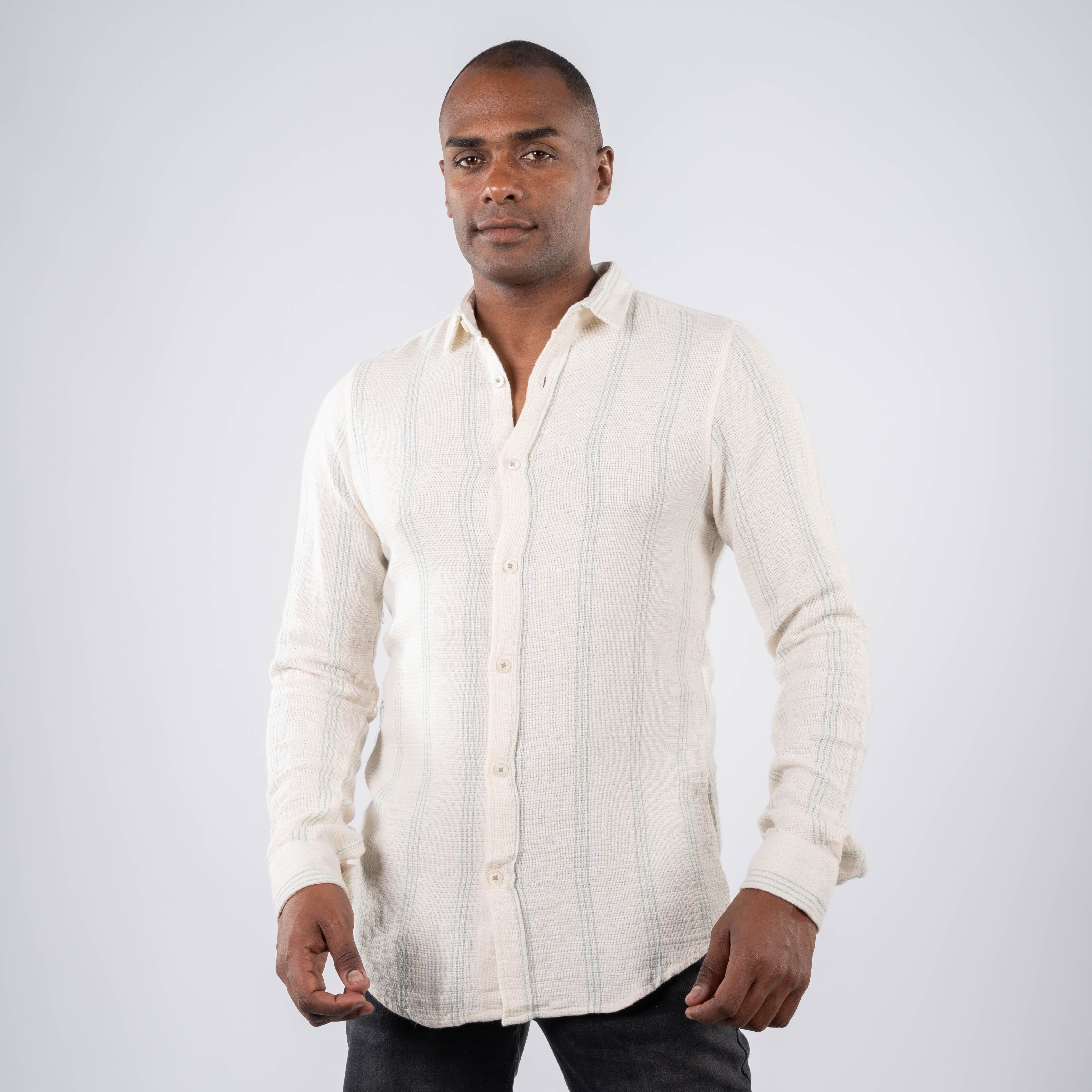 قميص - رجال - كم طويل