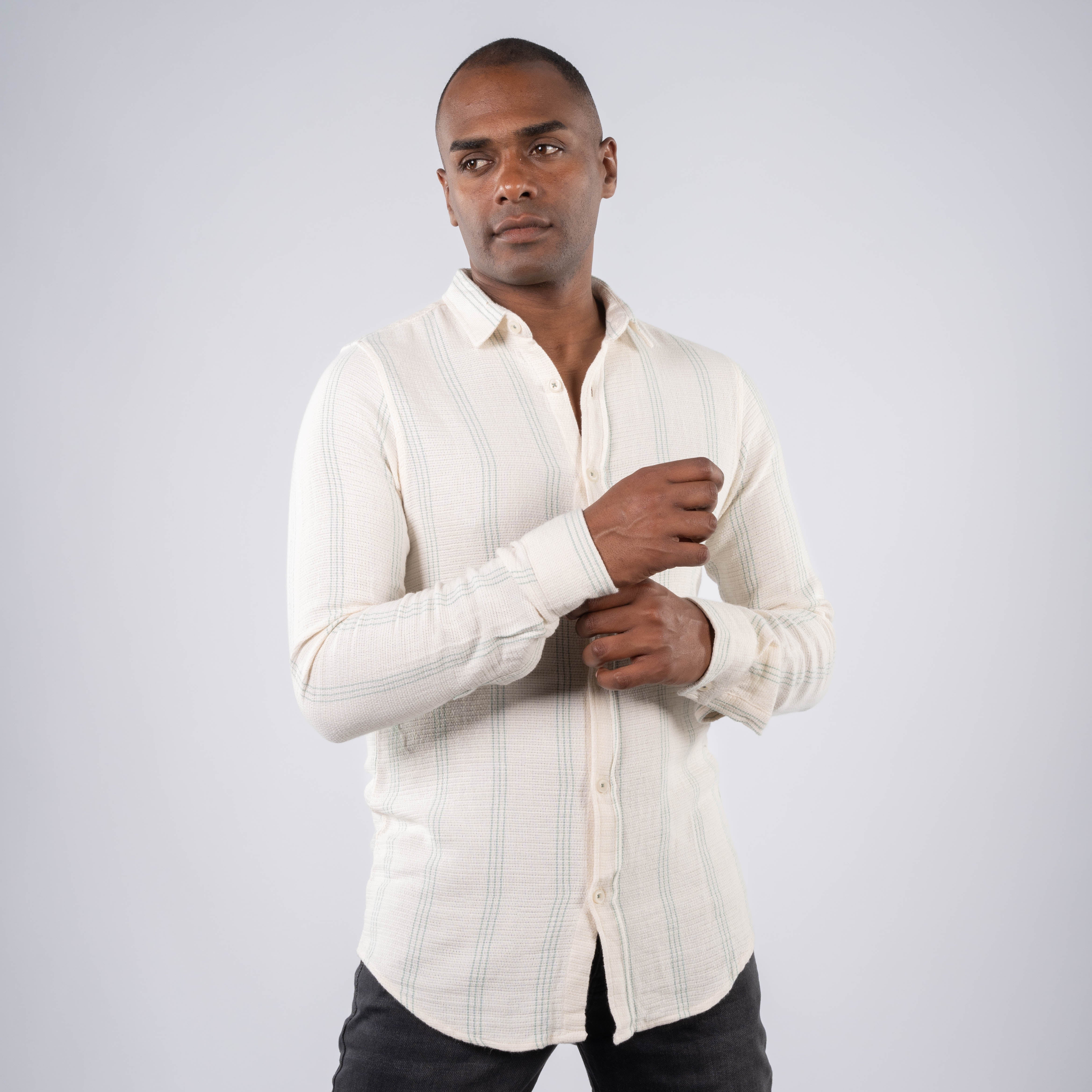 قميص - رجال - كم طويل