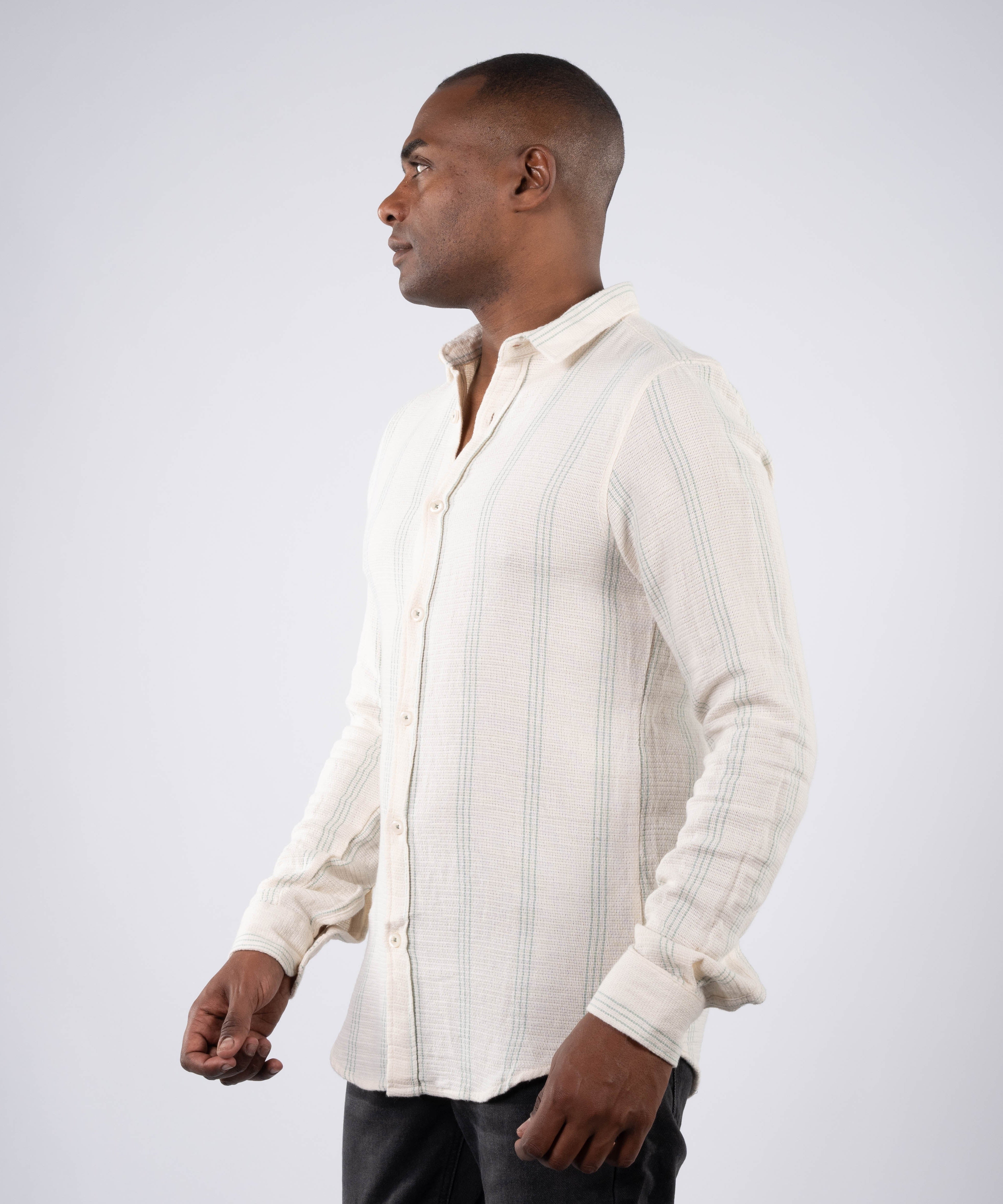 قميص - رجال - كم طويل