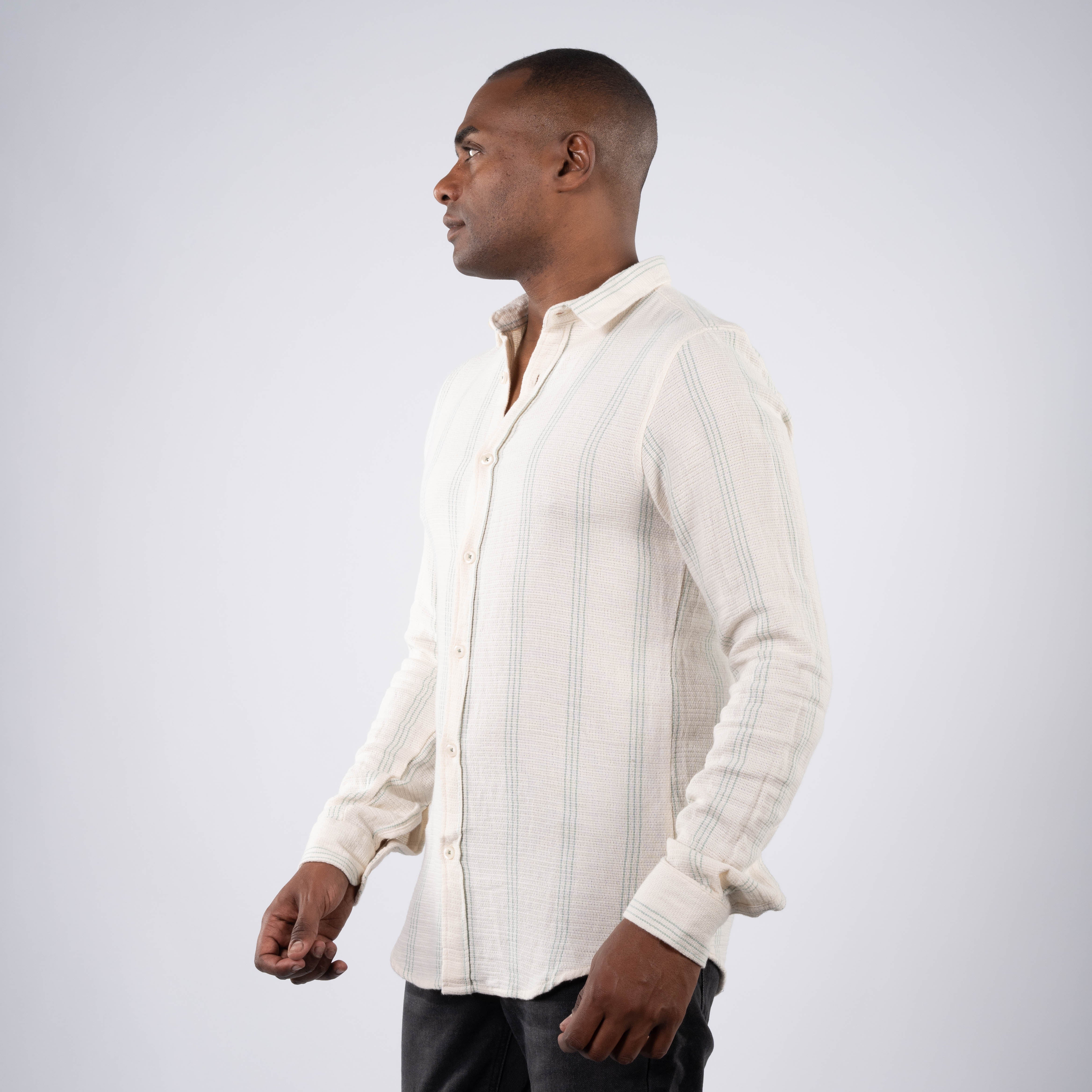 قميص - رجال - كم طويل