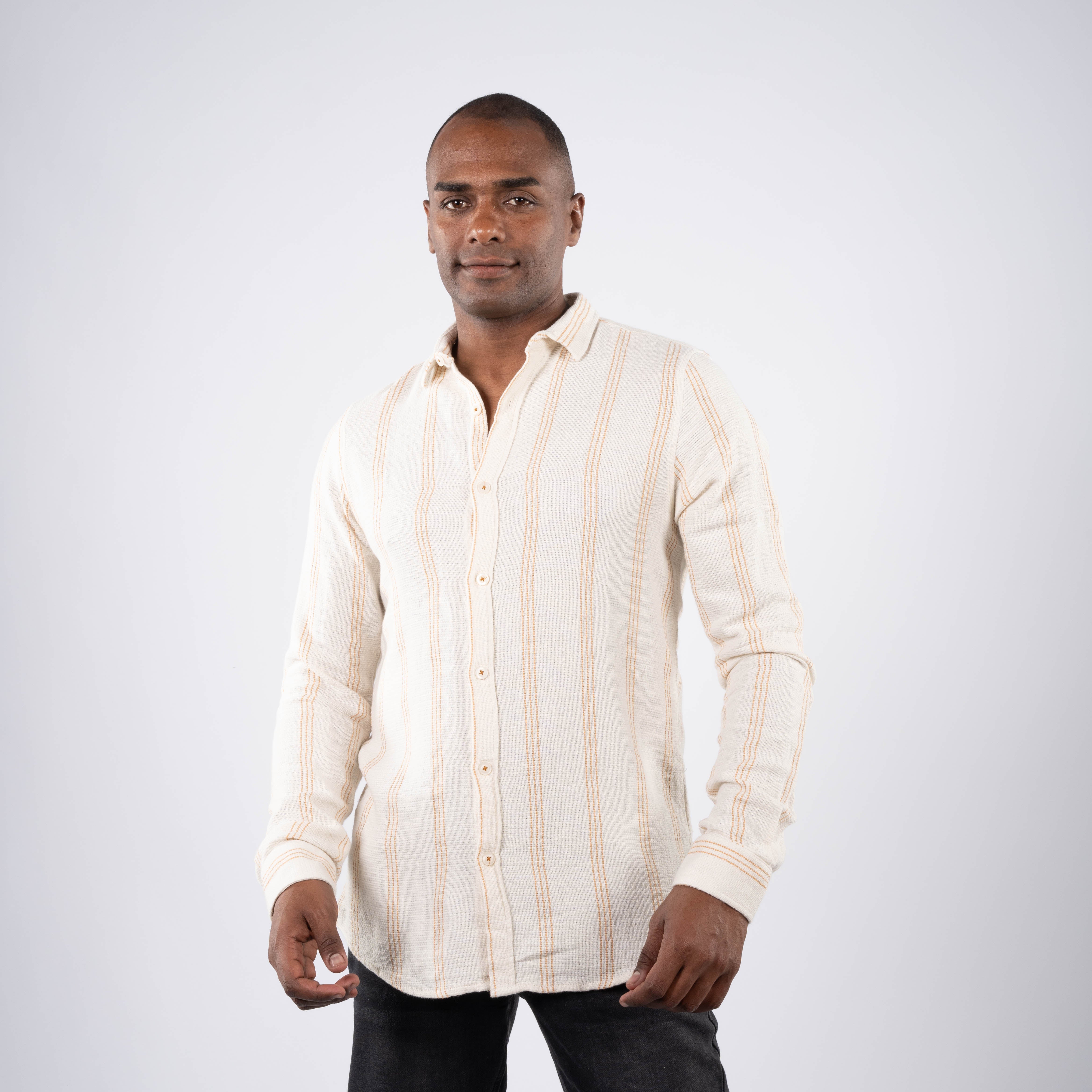 قميص - رجال - كم طويل