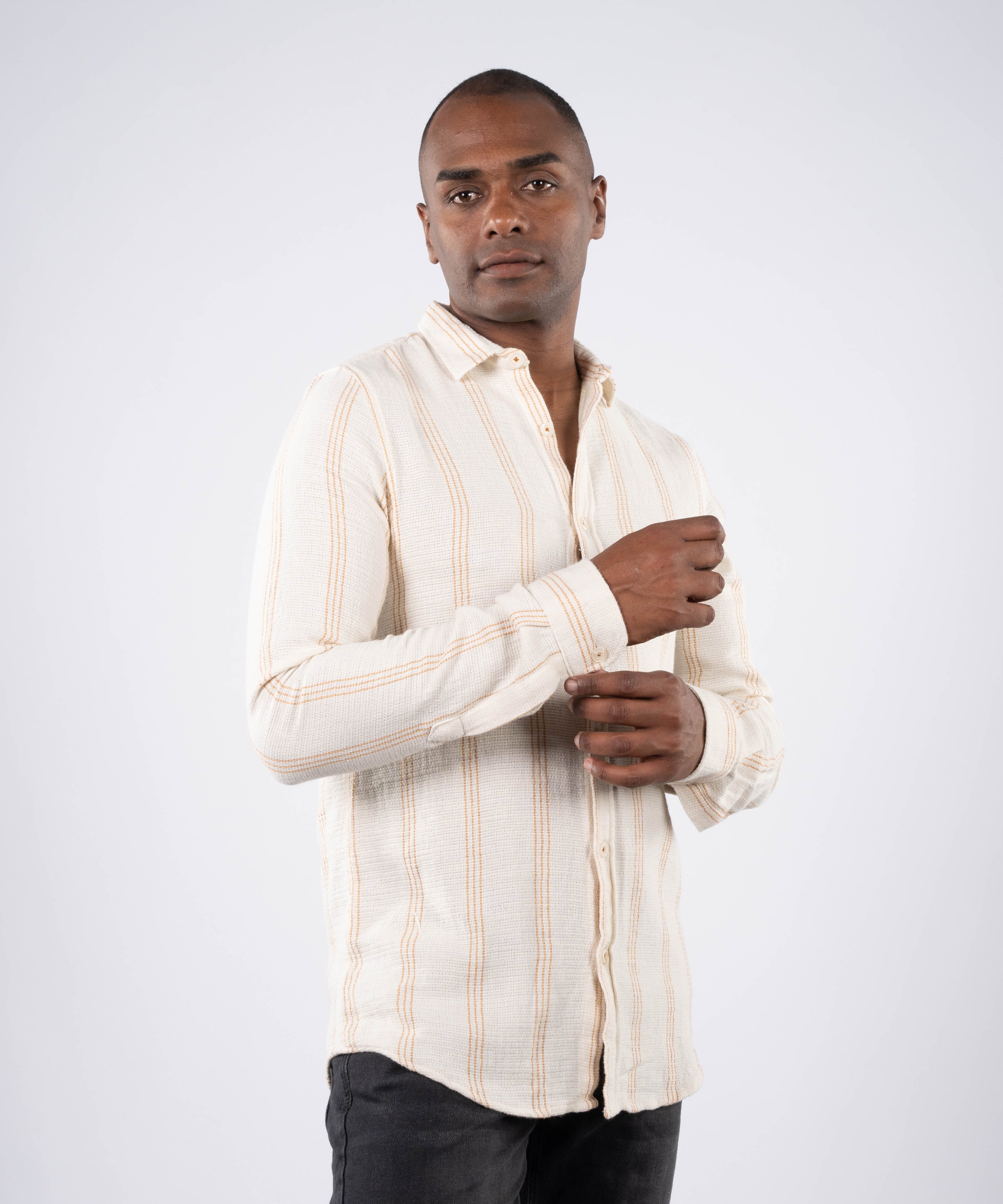 قميص - رجال - كم طويل