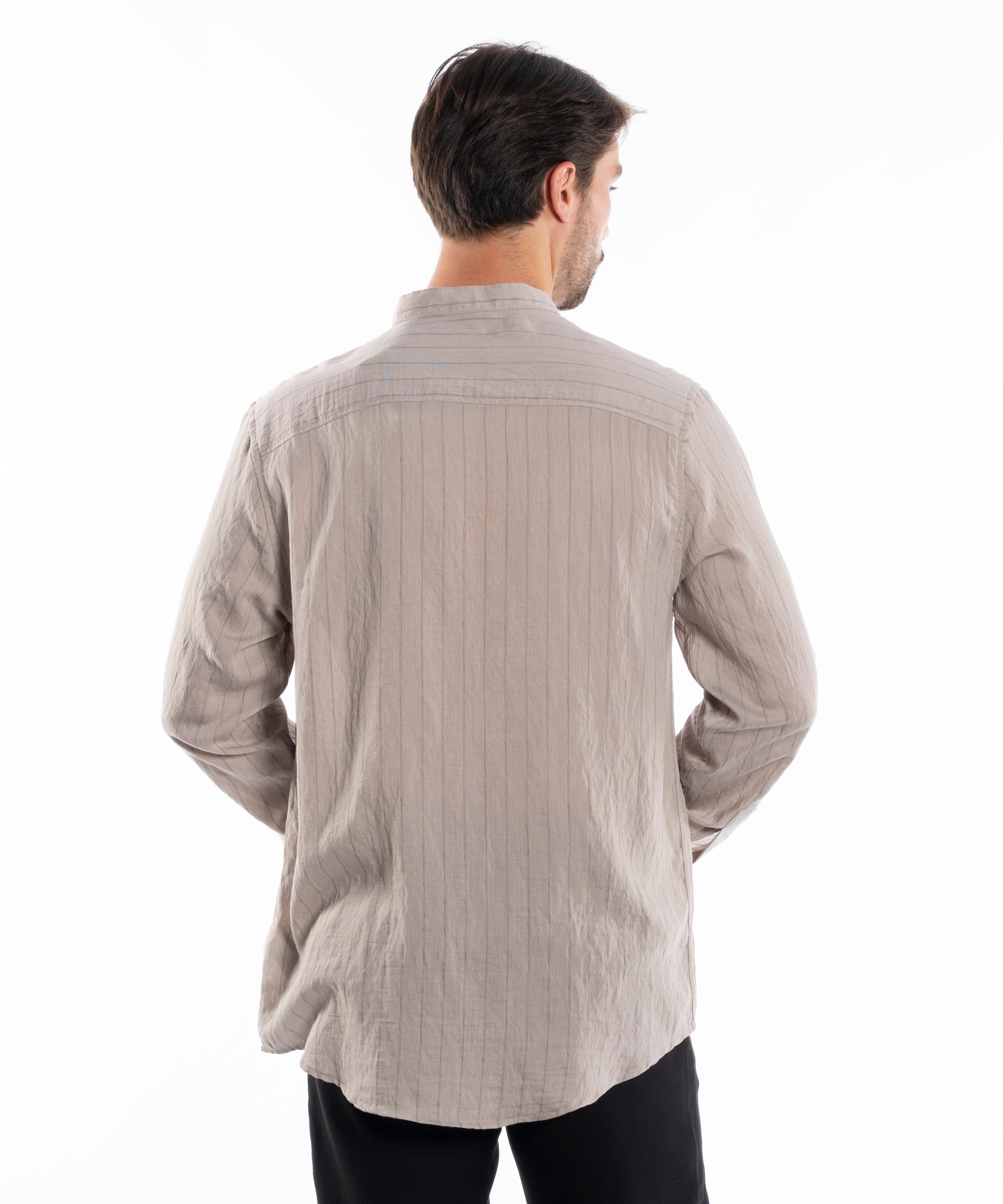 Long Sleeve Shirt - Men - Striped