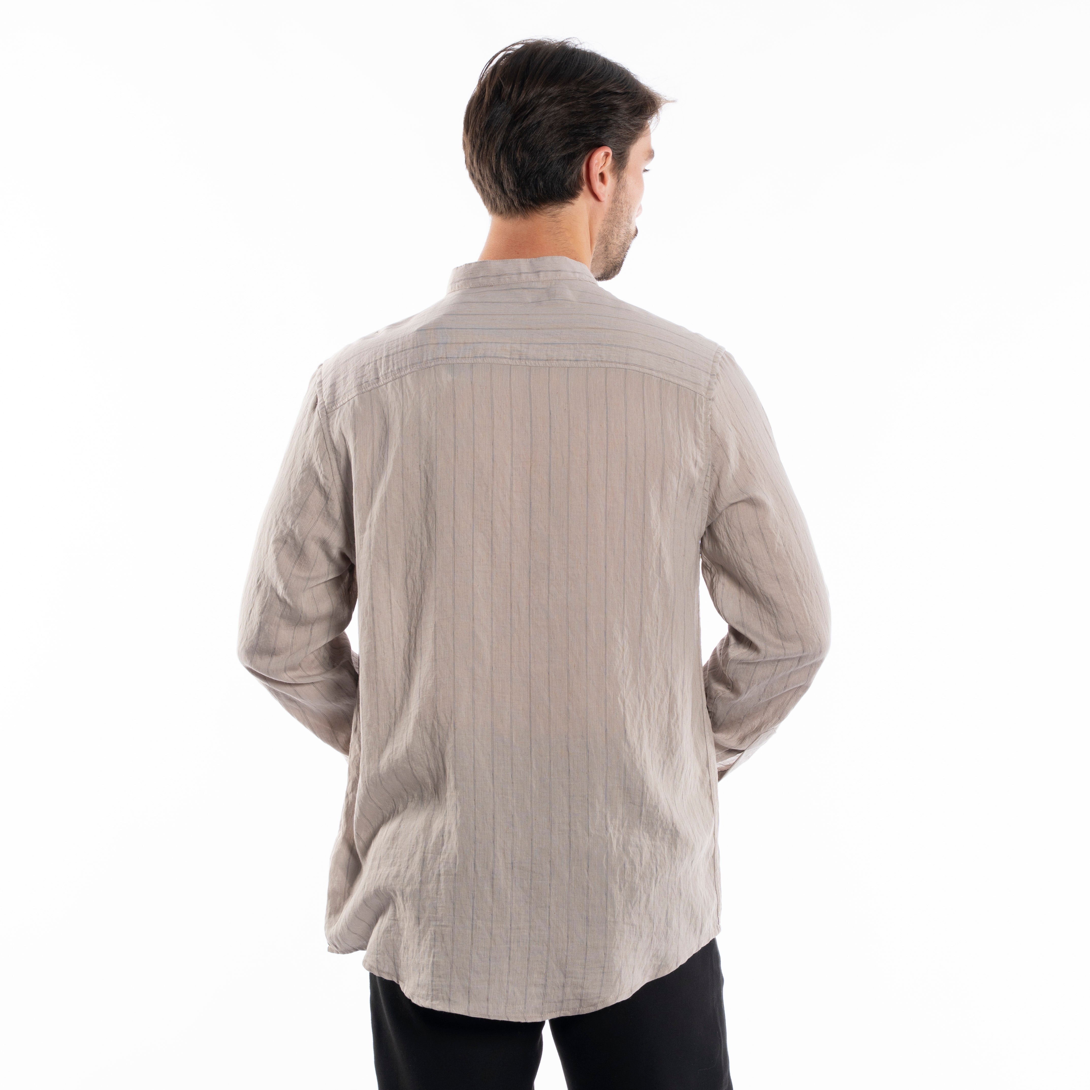 Long Sleeve Shirt - Men - Striped