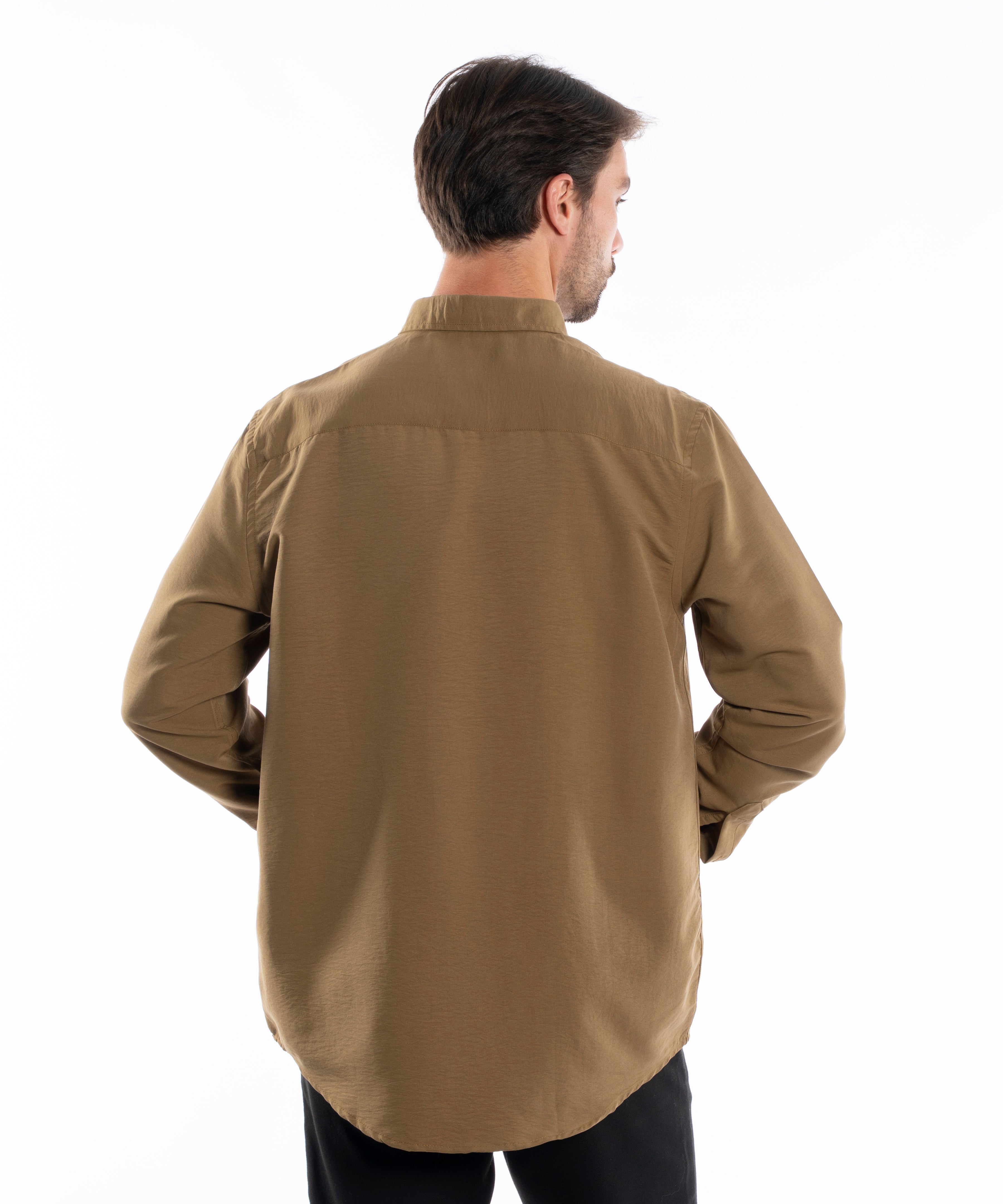 Long Sleeve Shirt - Men - Plain