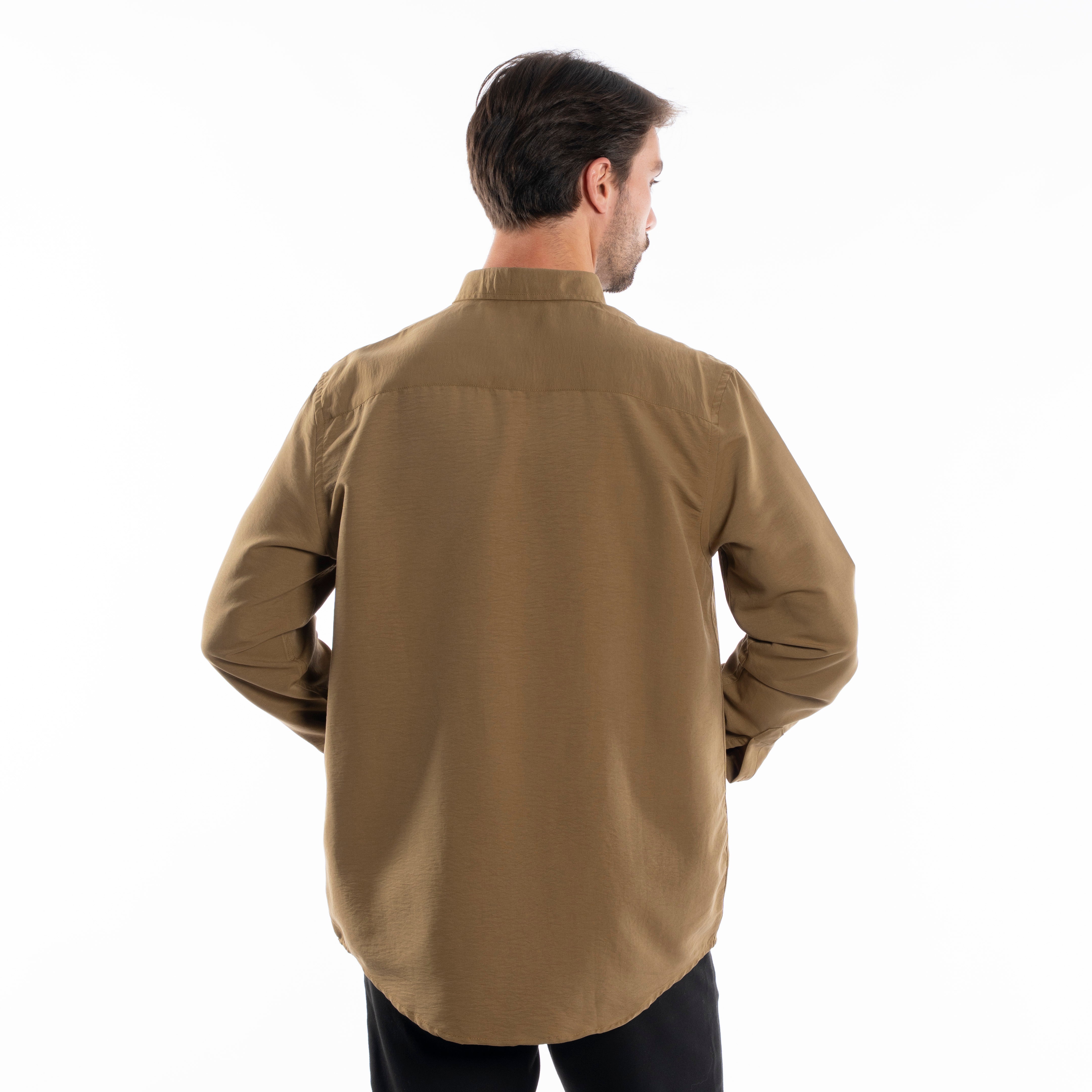 Long Sleeve Shirt - Men - Plain