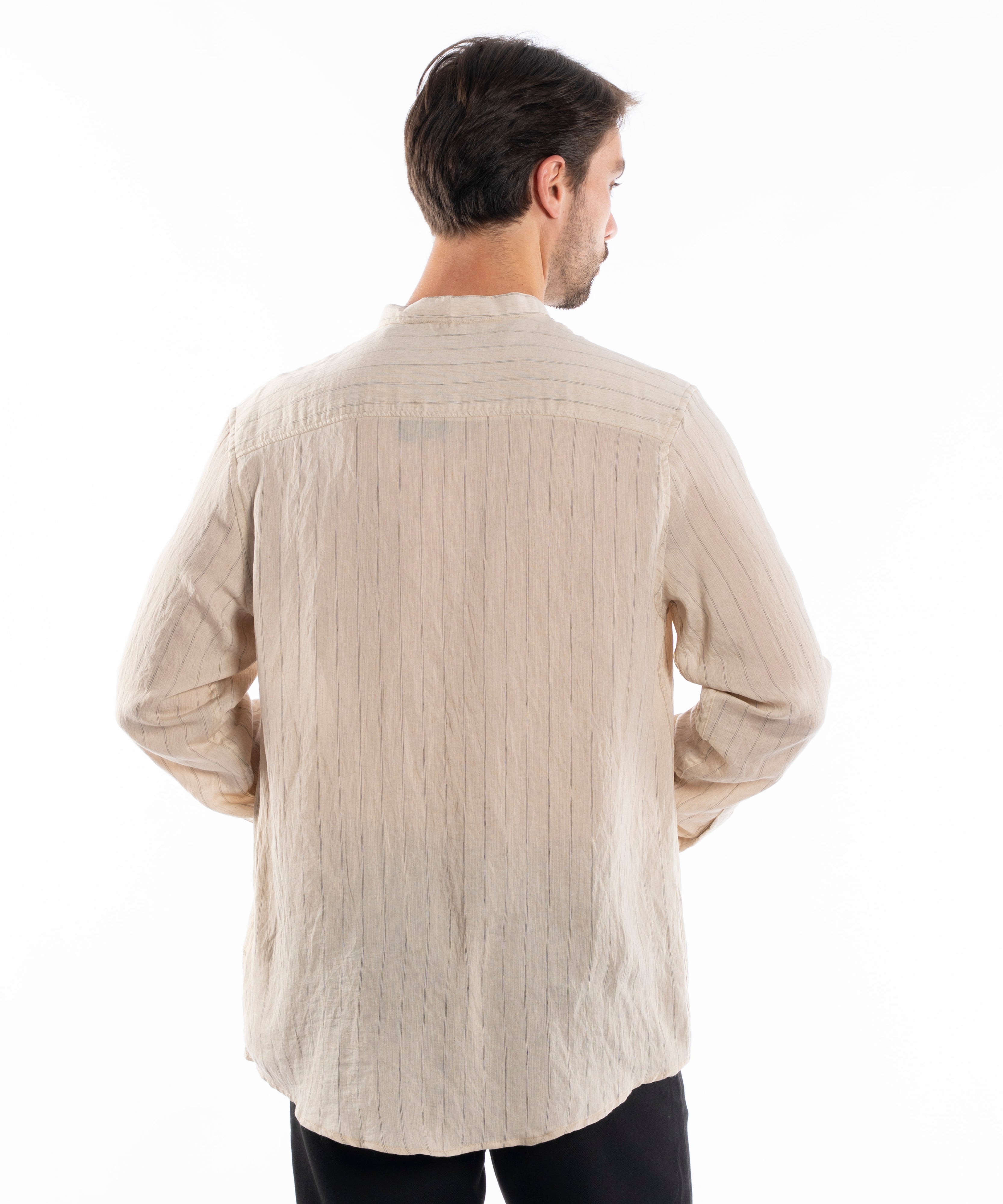 Long Sleeve Shirt - Men - Striped