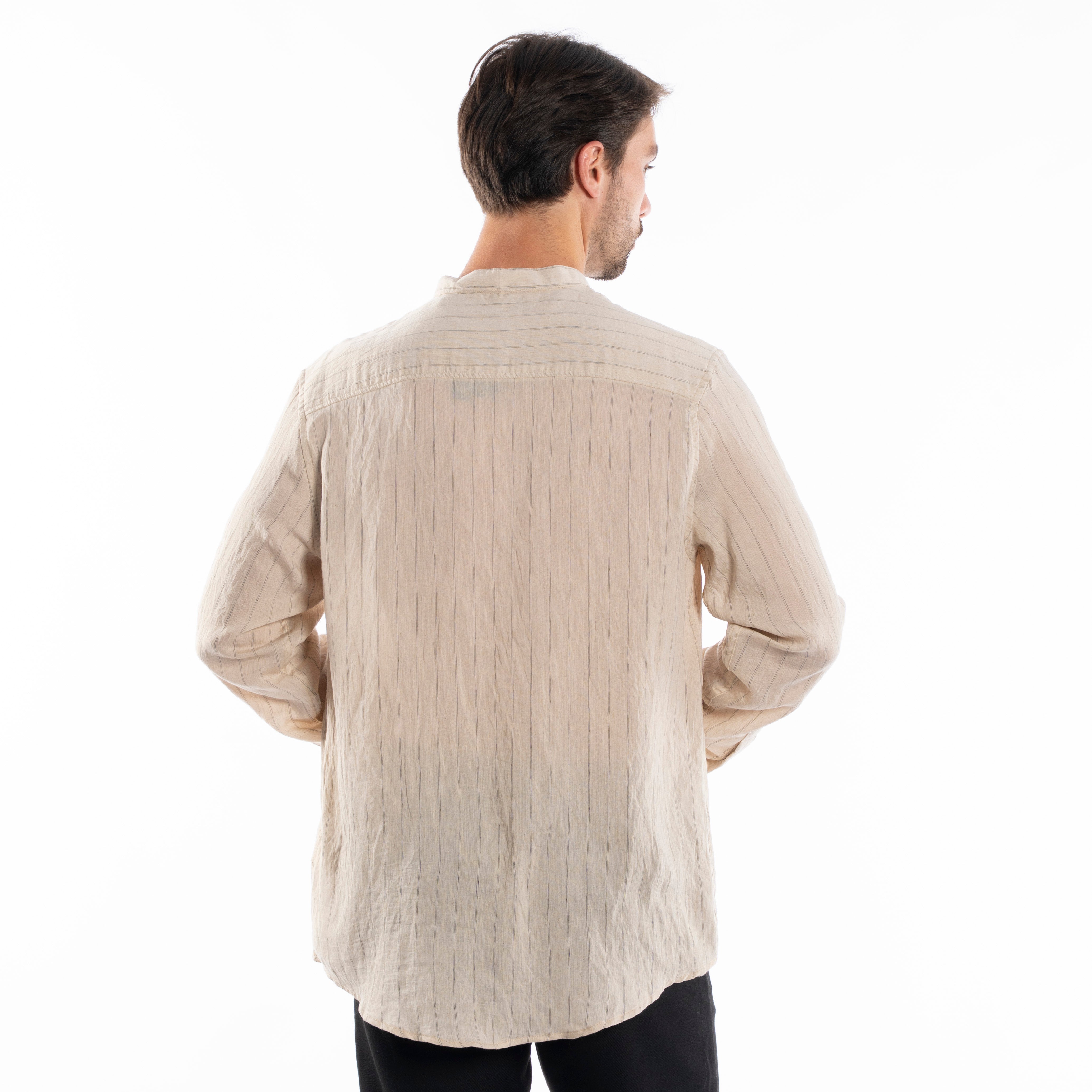 Long Sleeve Shirt - Men - Striped