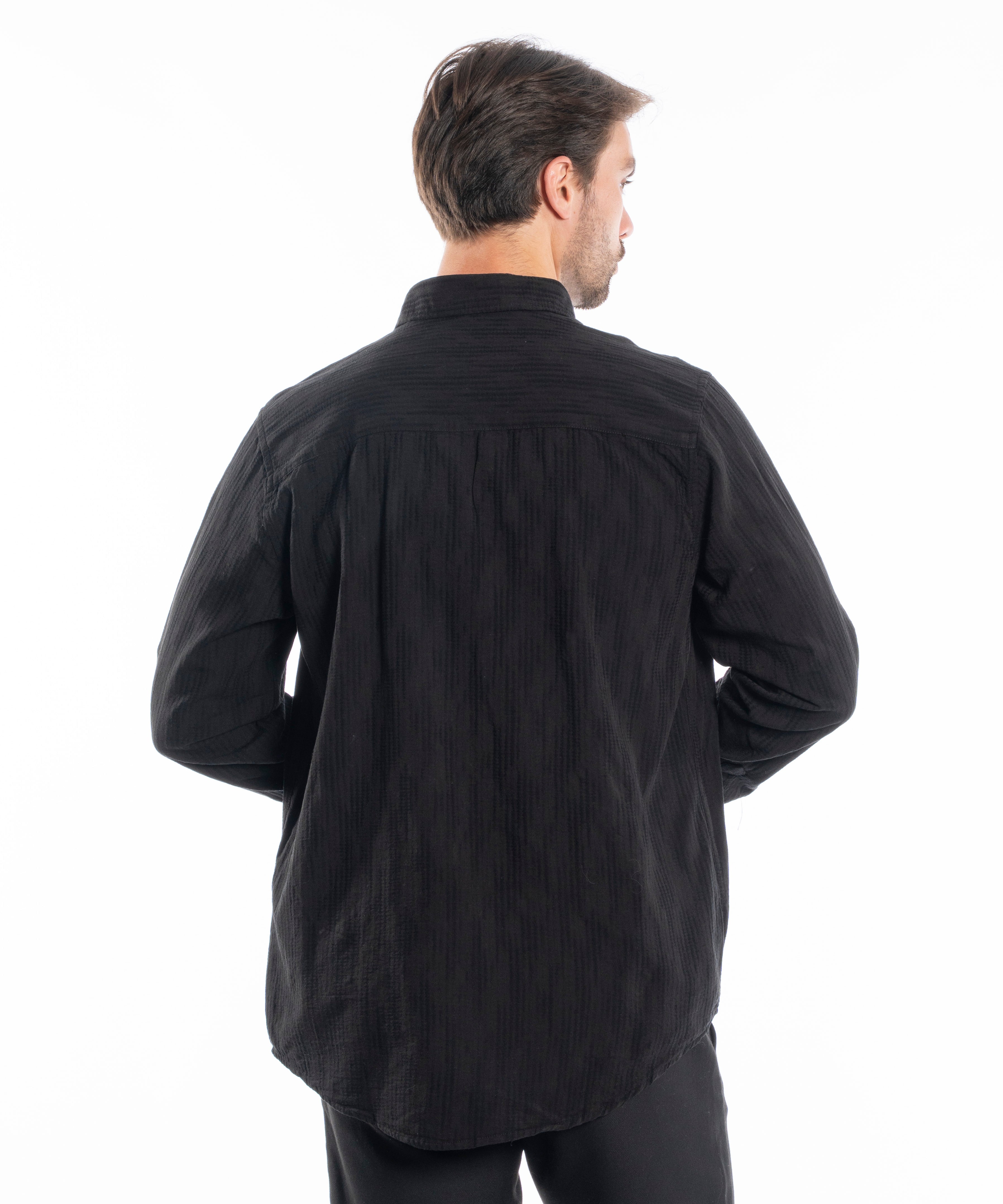 Long Sleeve Shirt - Men - Plain