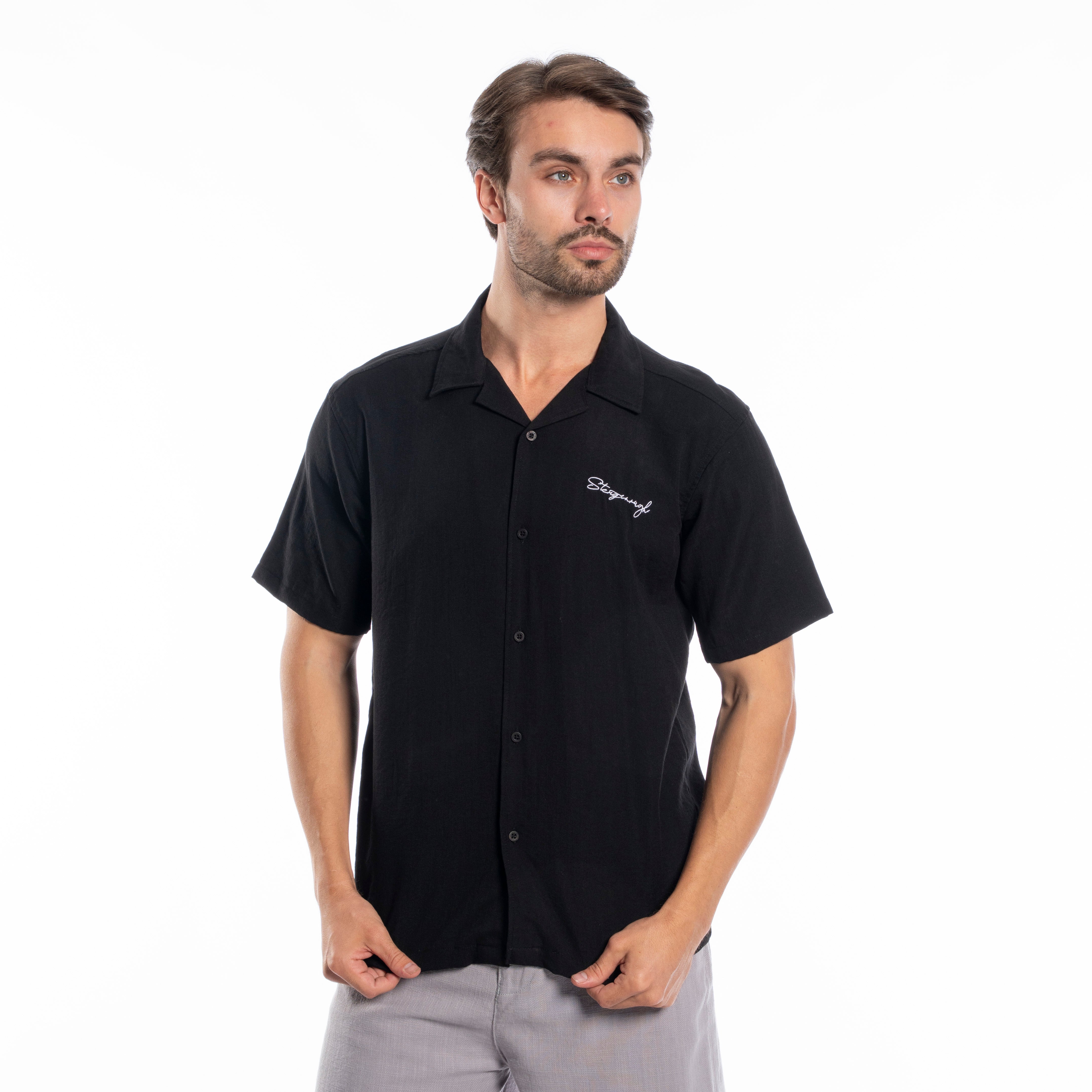 Half Sleeve Shirt - Men - Plain