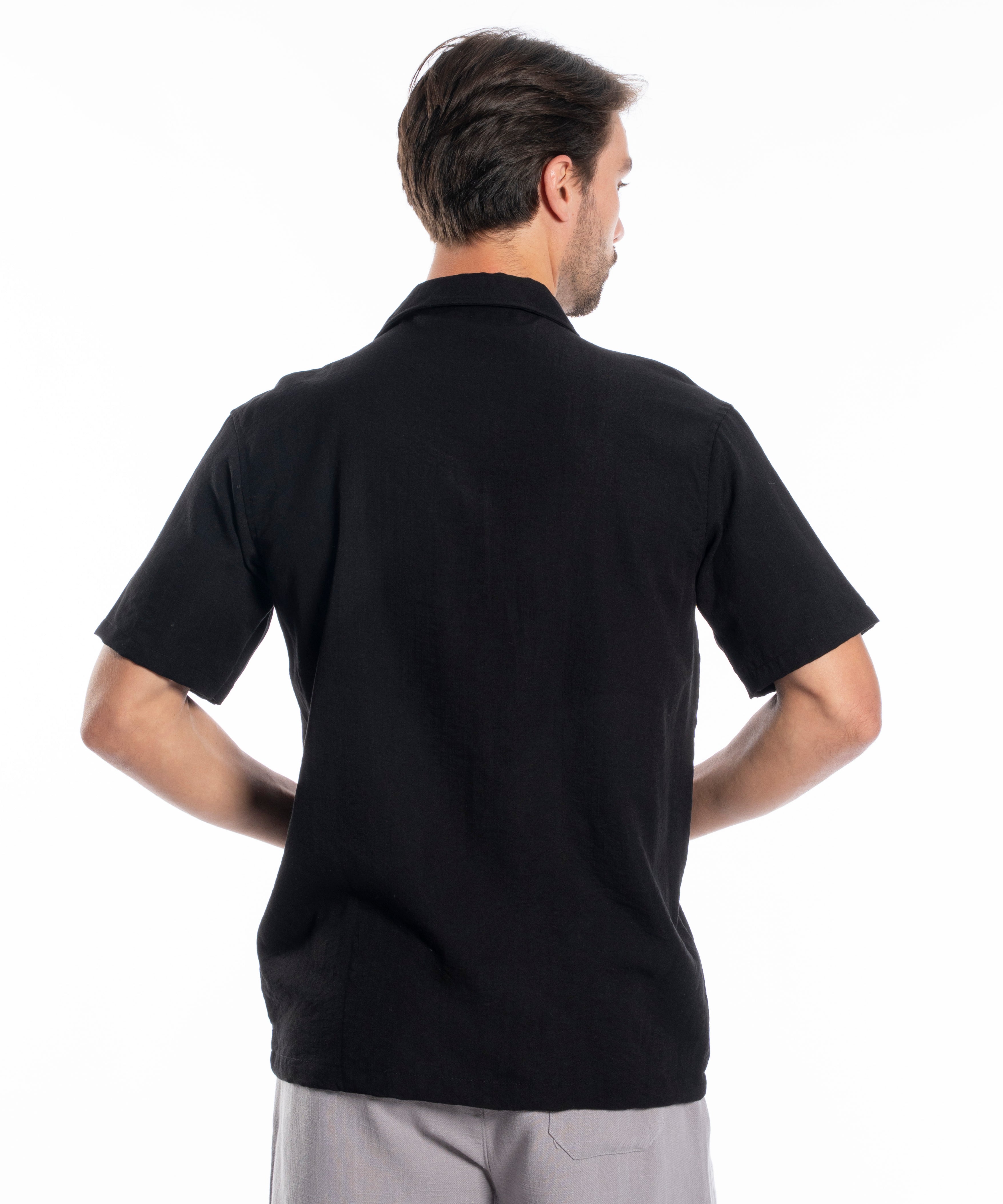 Half Sleeve Shirt - Men - Plain
