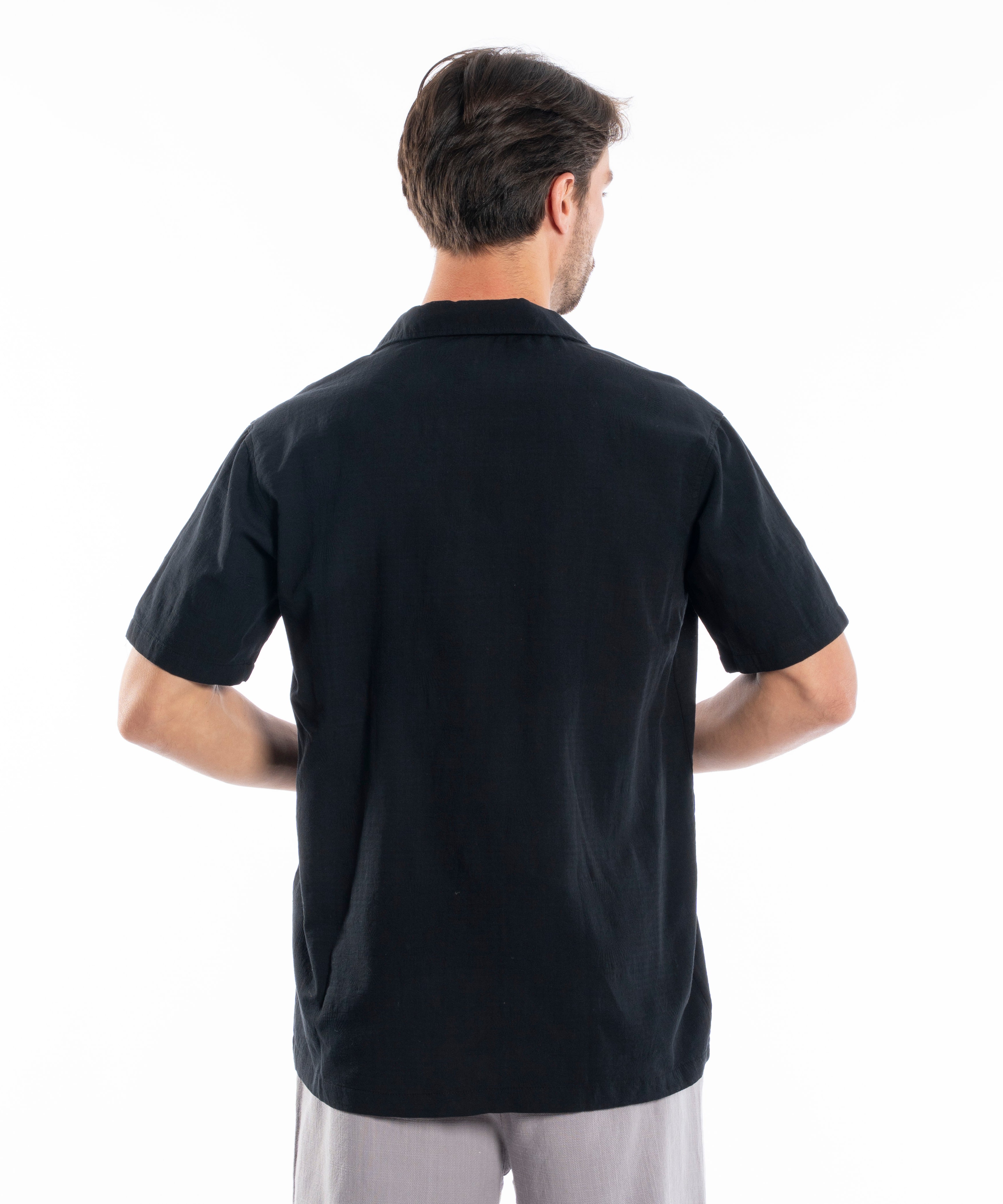 Half Sleeve Shirt - Men - Plain