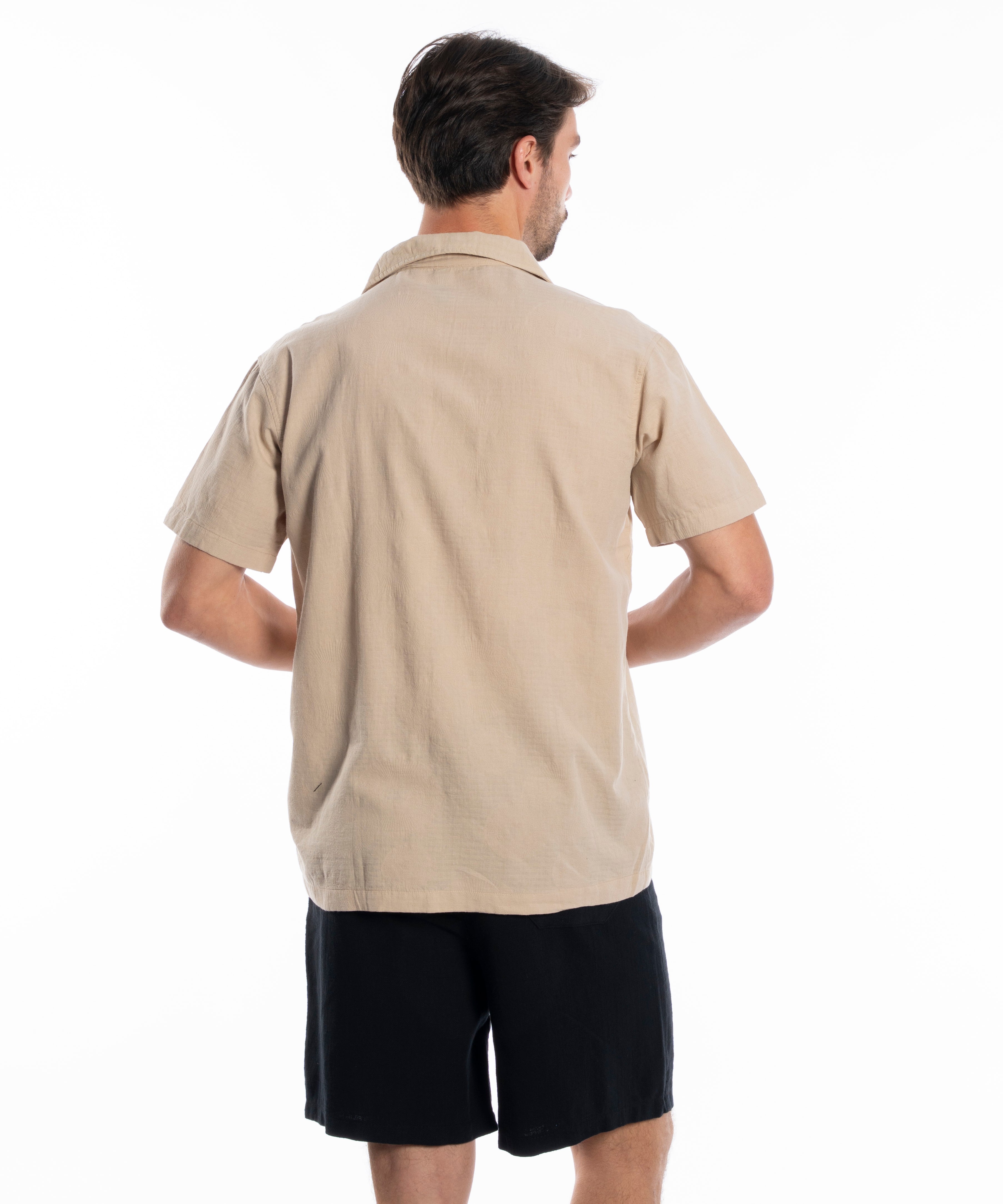 Half Sleeve Shirt - Men - Plain