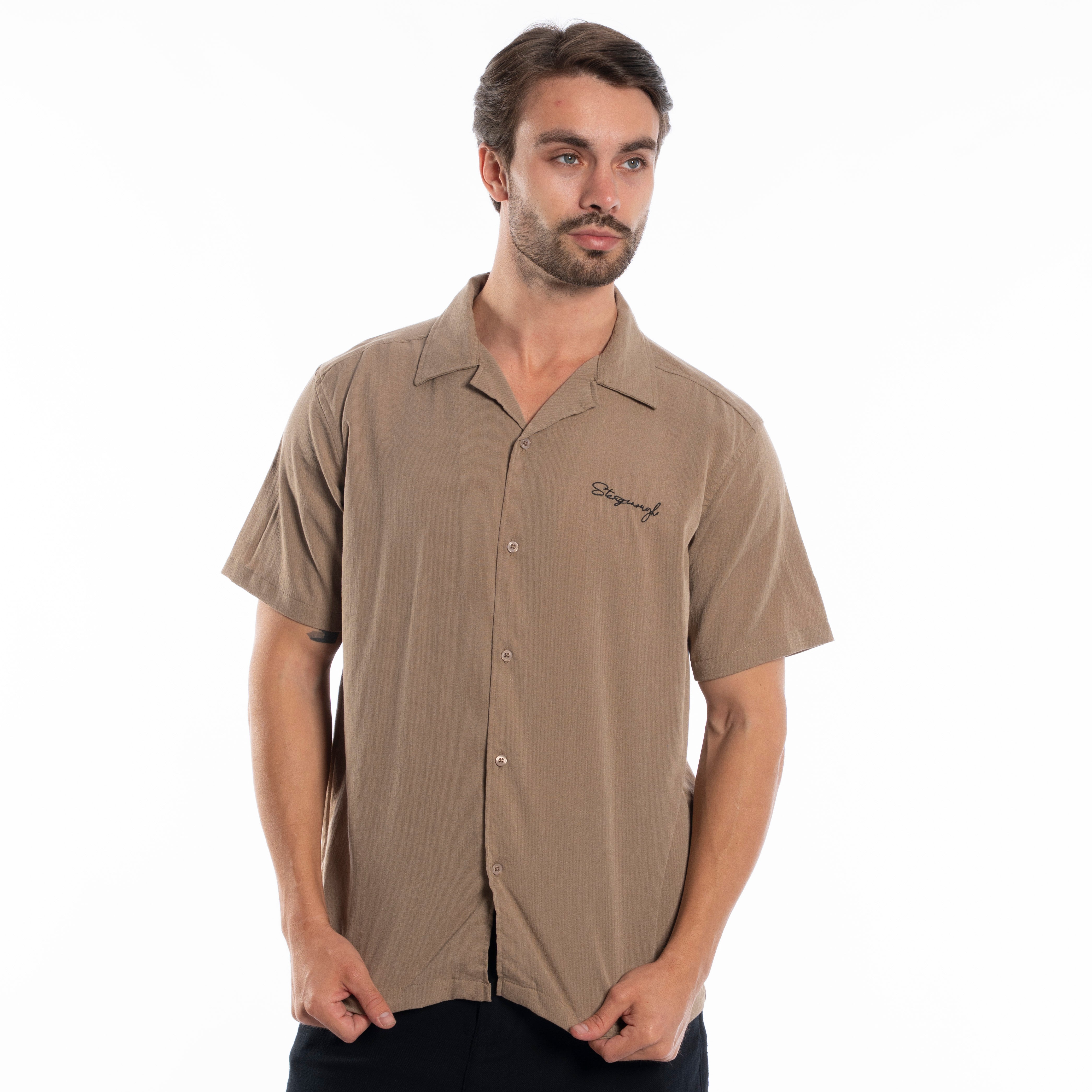 Half Sleeve Shirt - Men - Plain