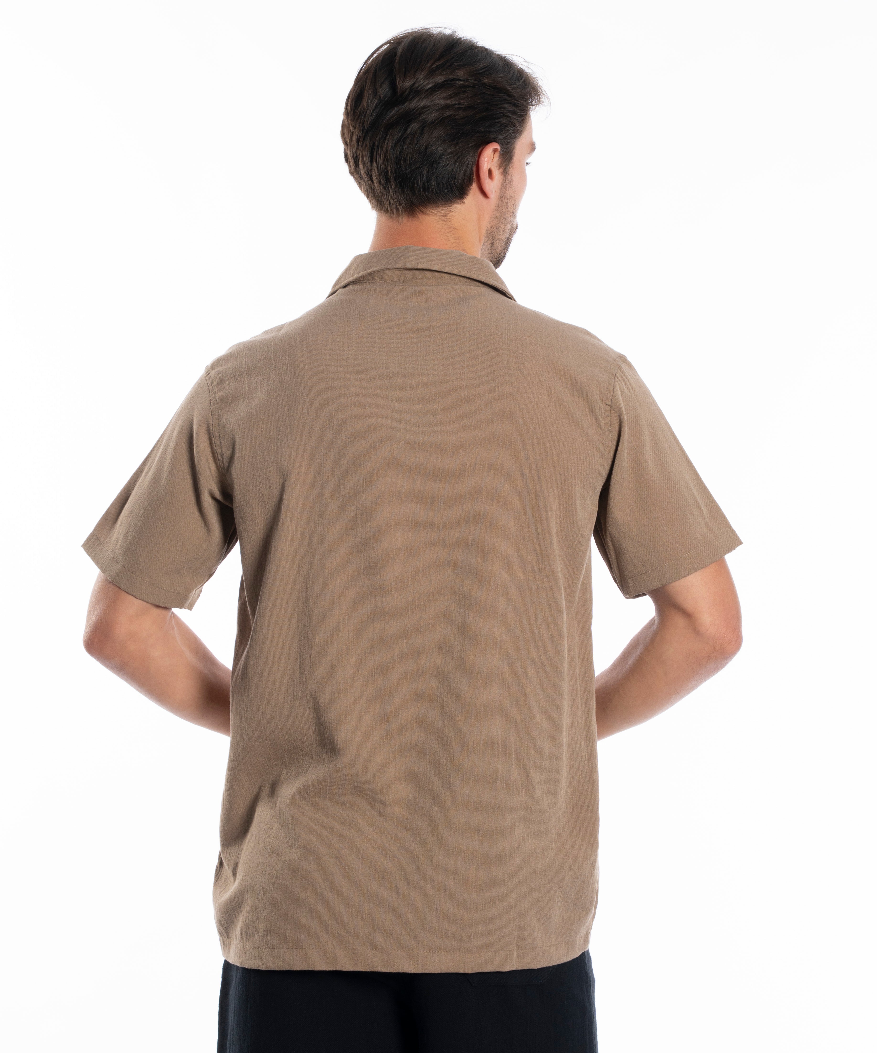 Half Sleeve Shirt - Men - Plain