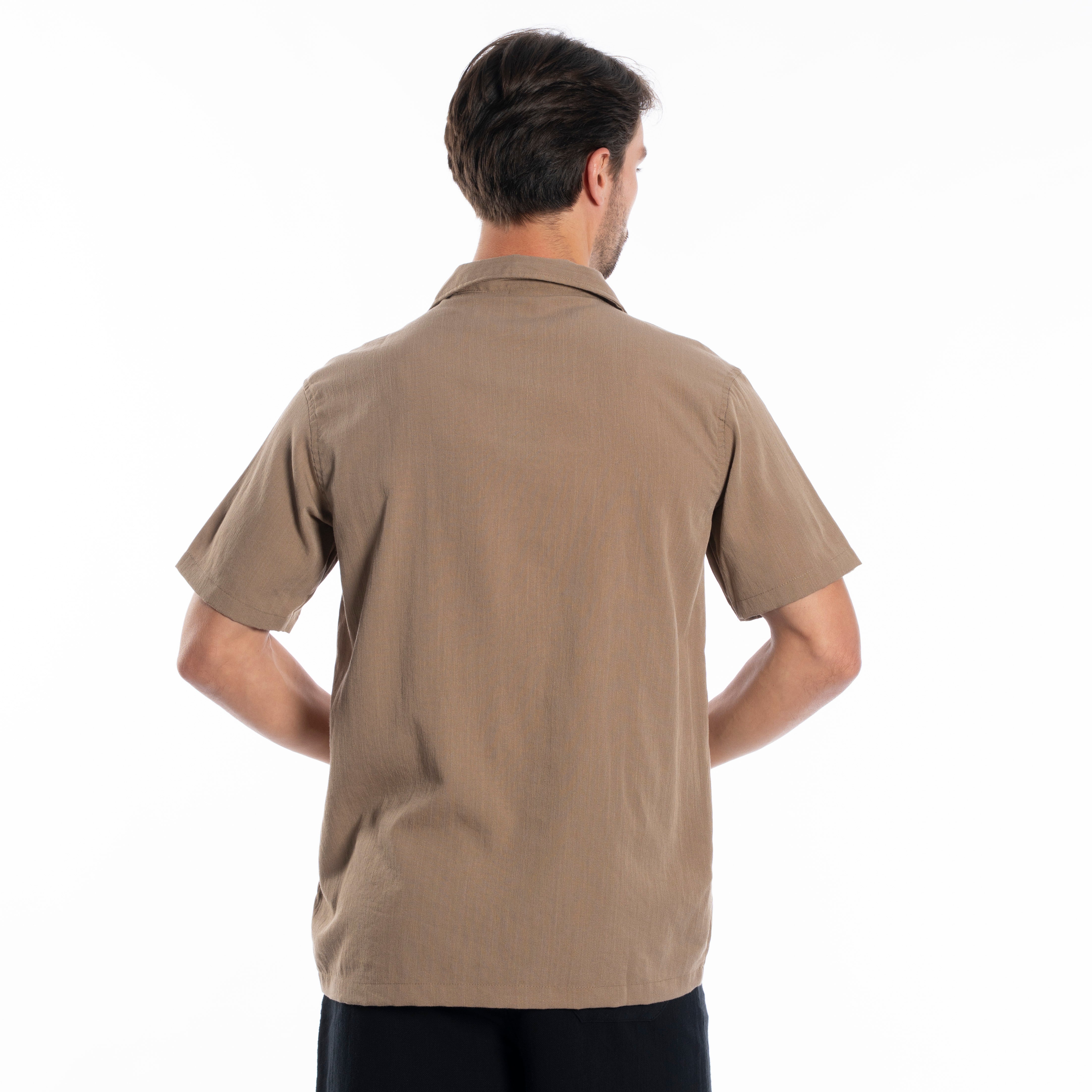 Half Sleeve Shirt - Men - Plain