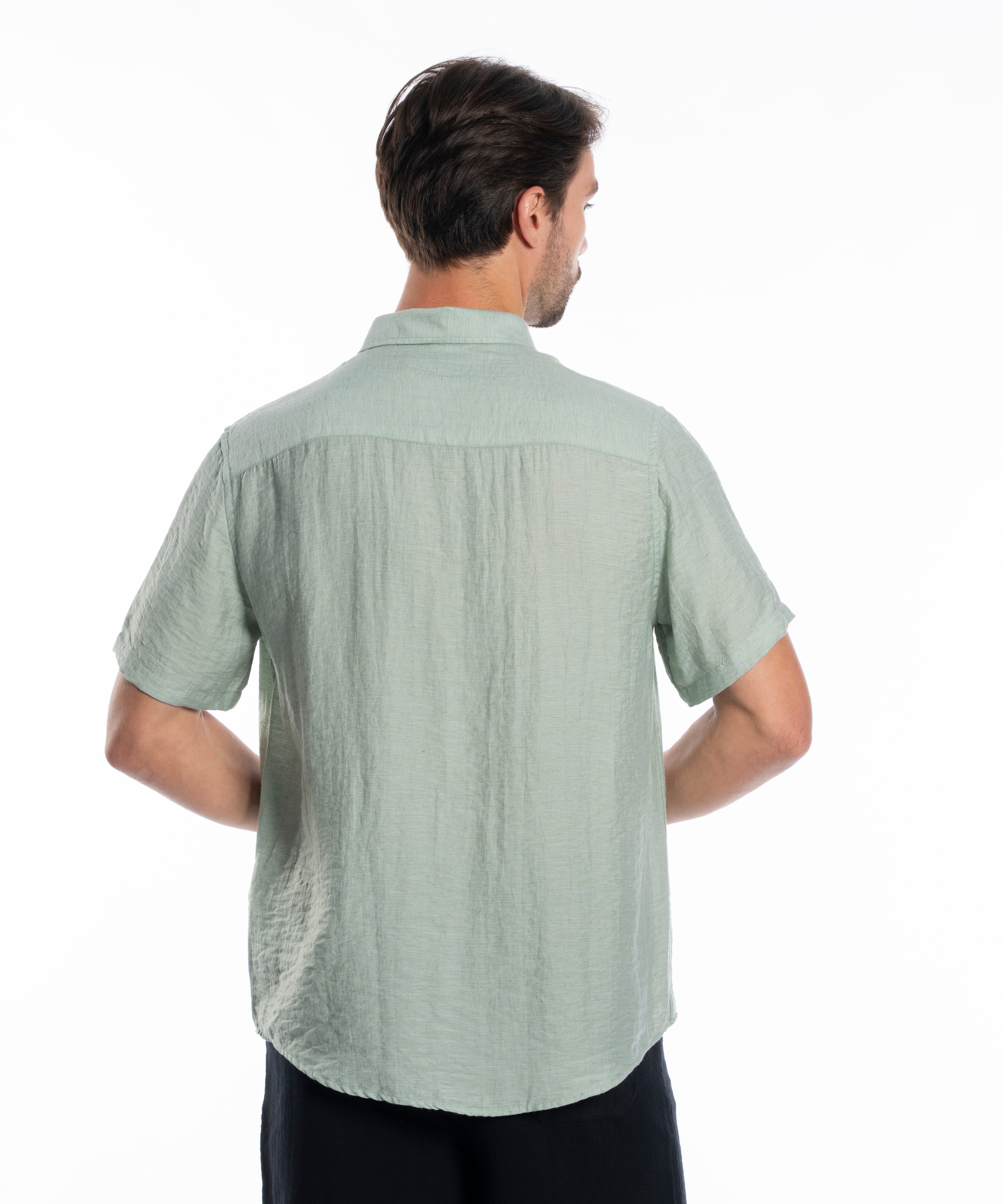 Half Sleeve Shirt - Men - Plain