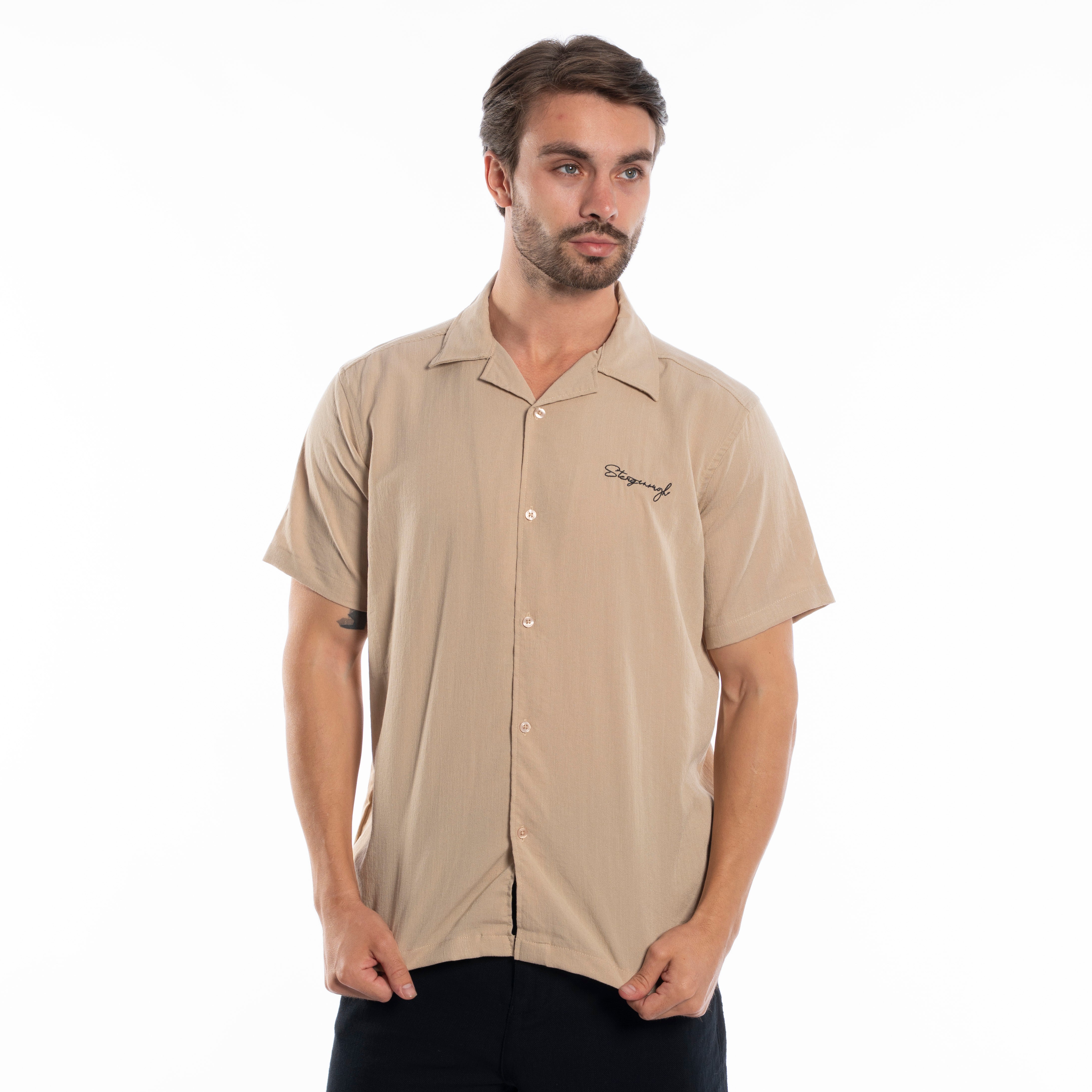 Half Sleeve Shirt - Men - Plain