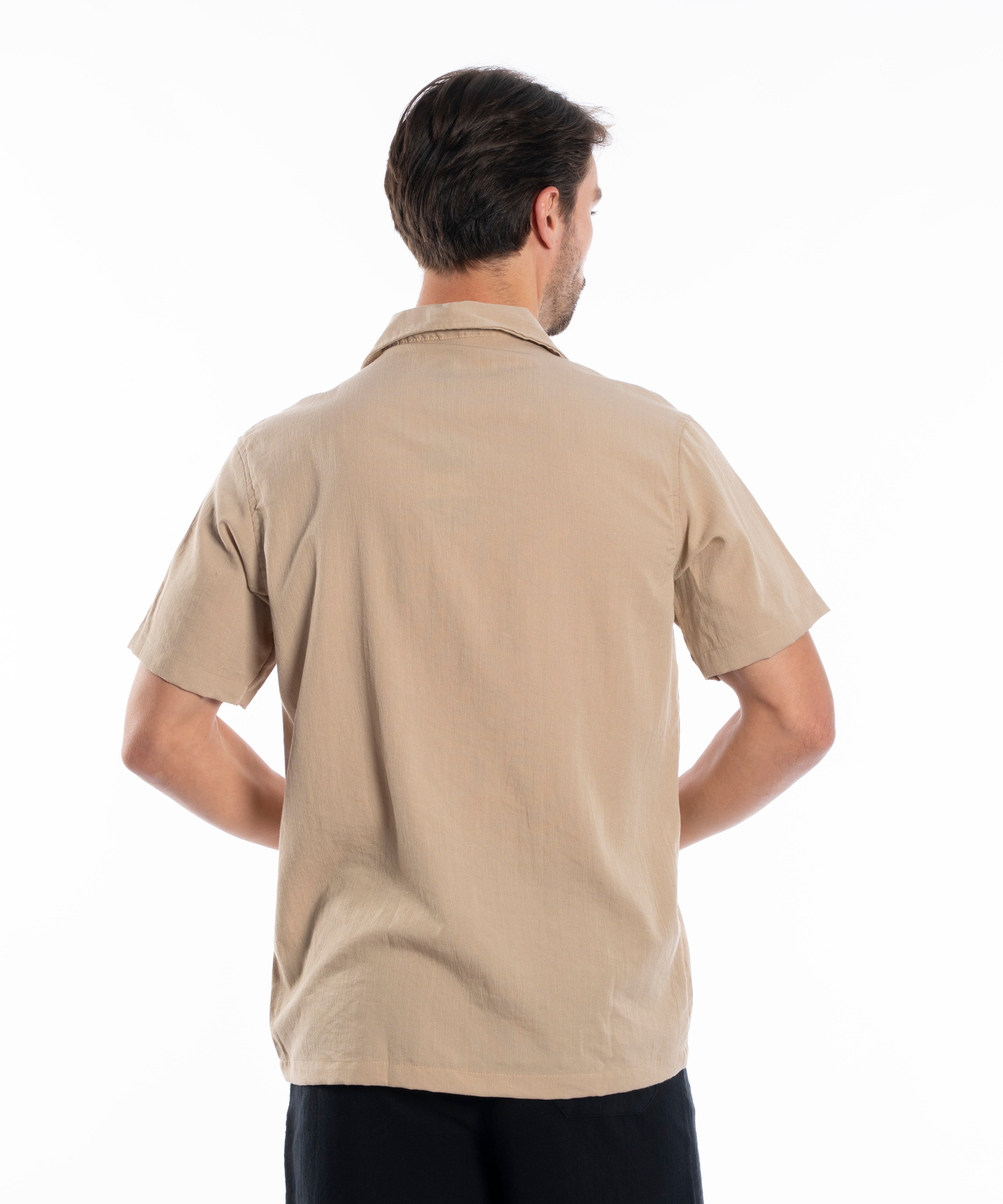 Half Sleeve Shirt - Men - Plain