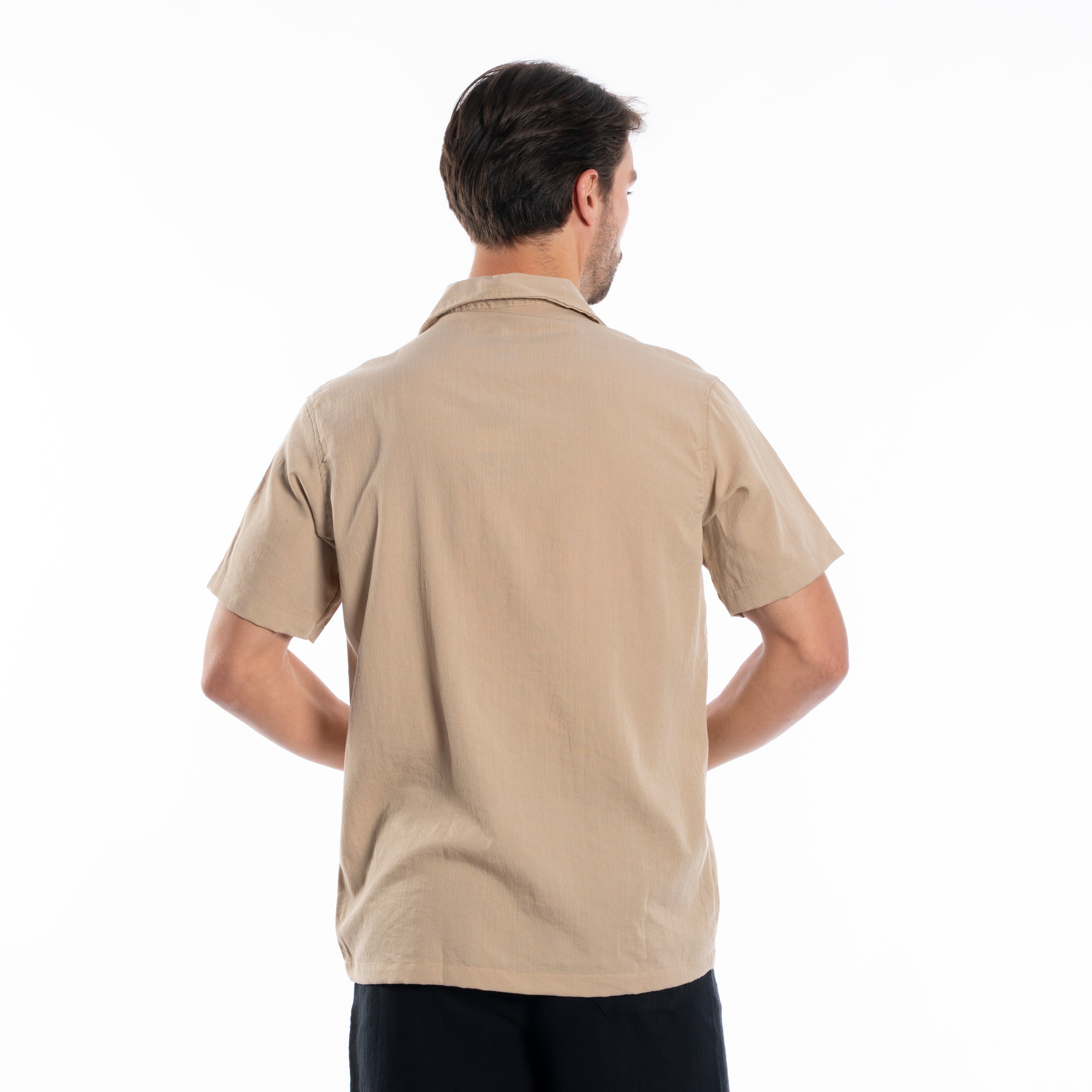 Half Sleeve Shirt - Men - Plain