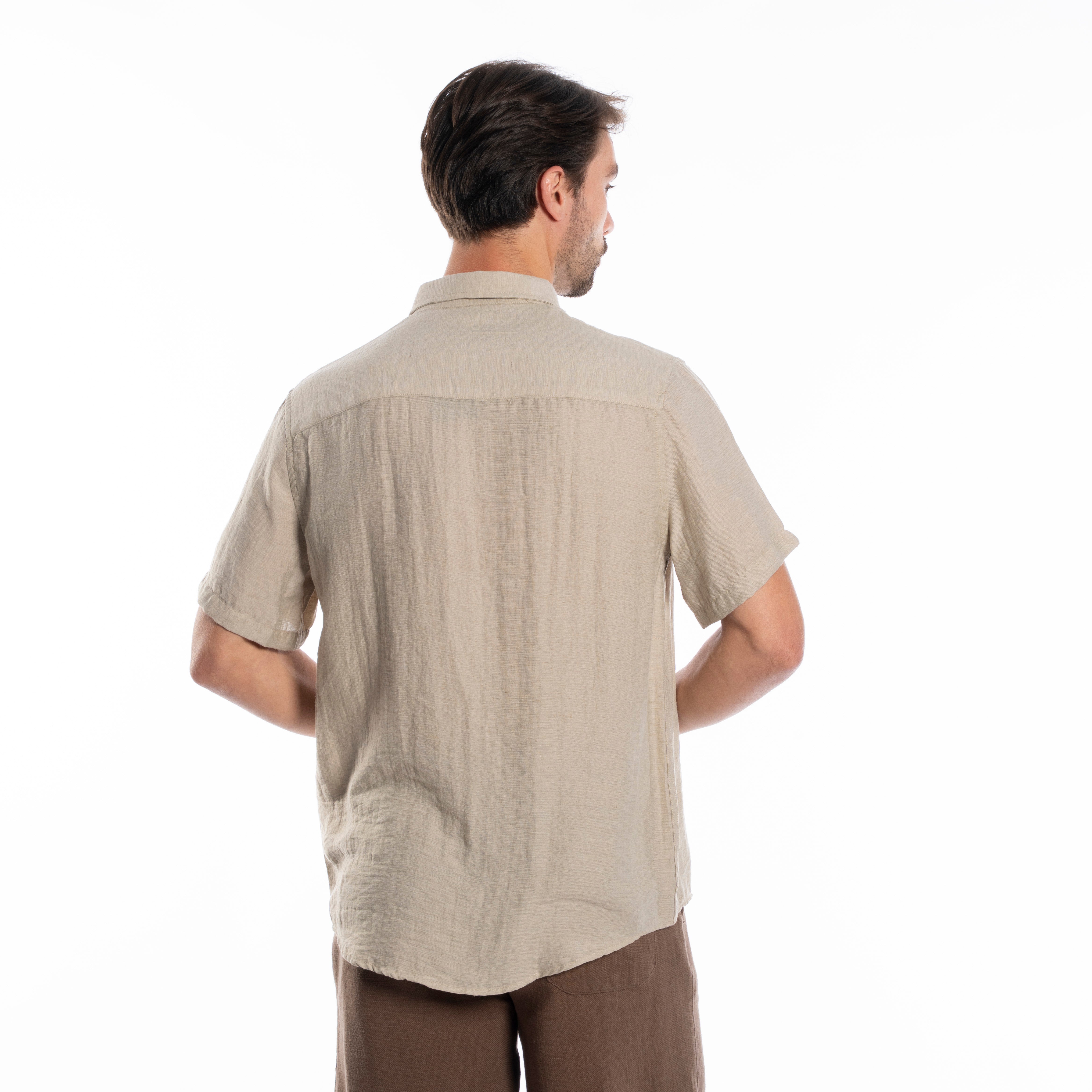 Half Sleeve Shirt - Men - Plain