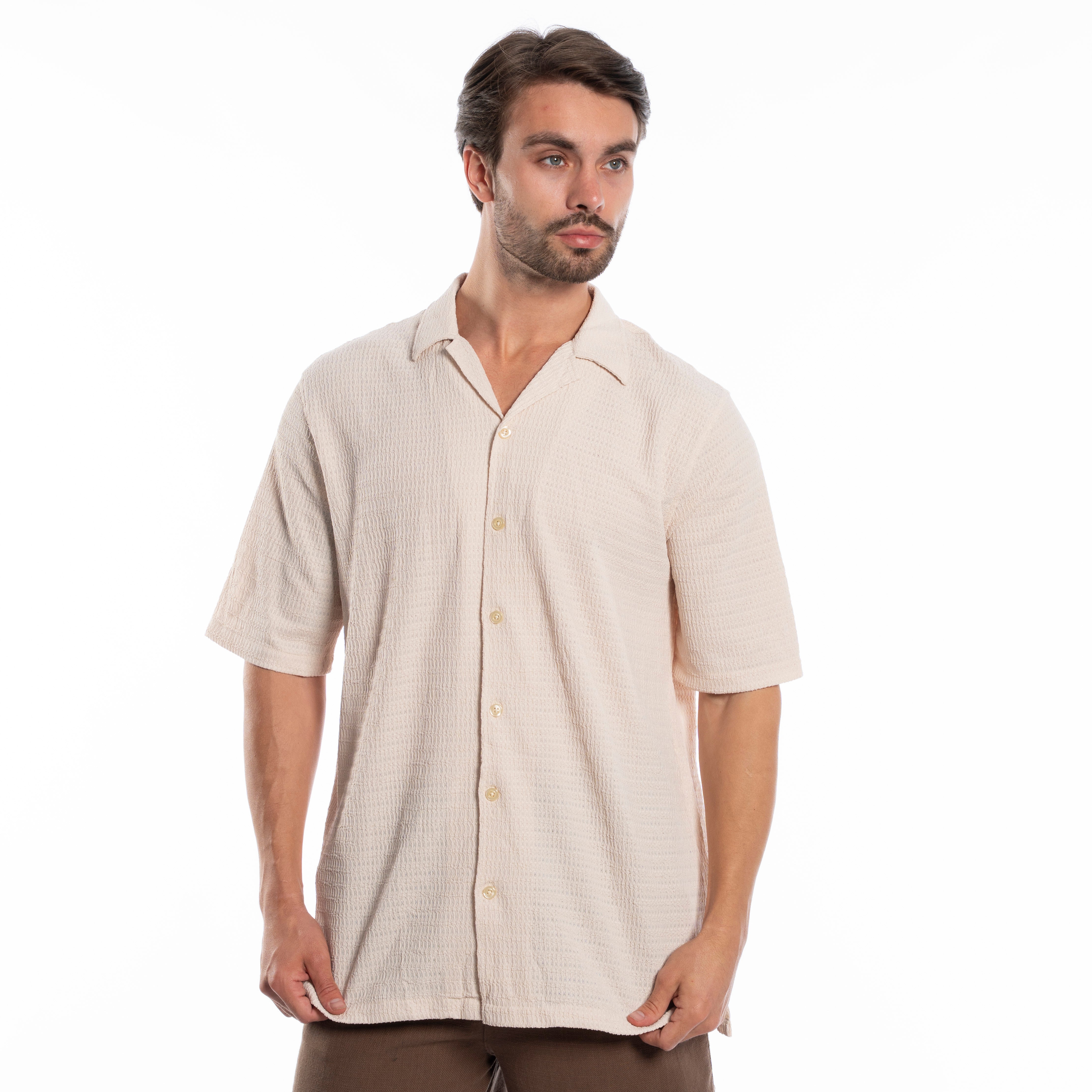 Half Sleeve Shirt - Men - Plain