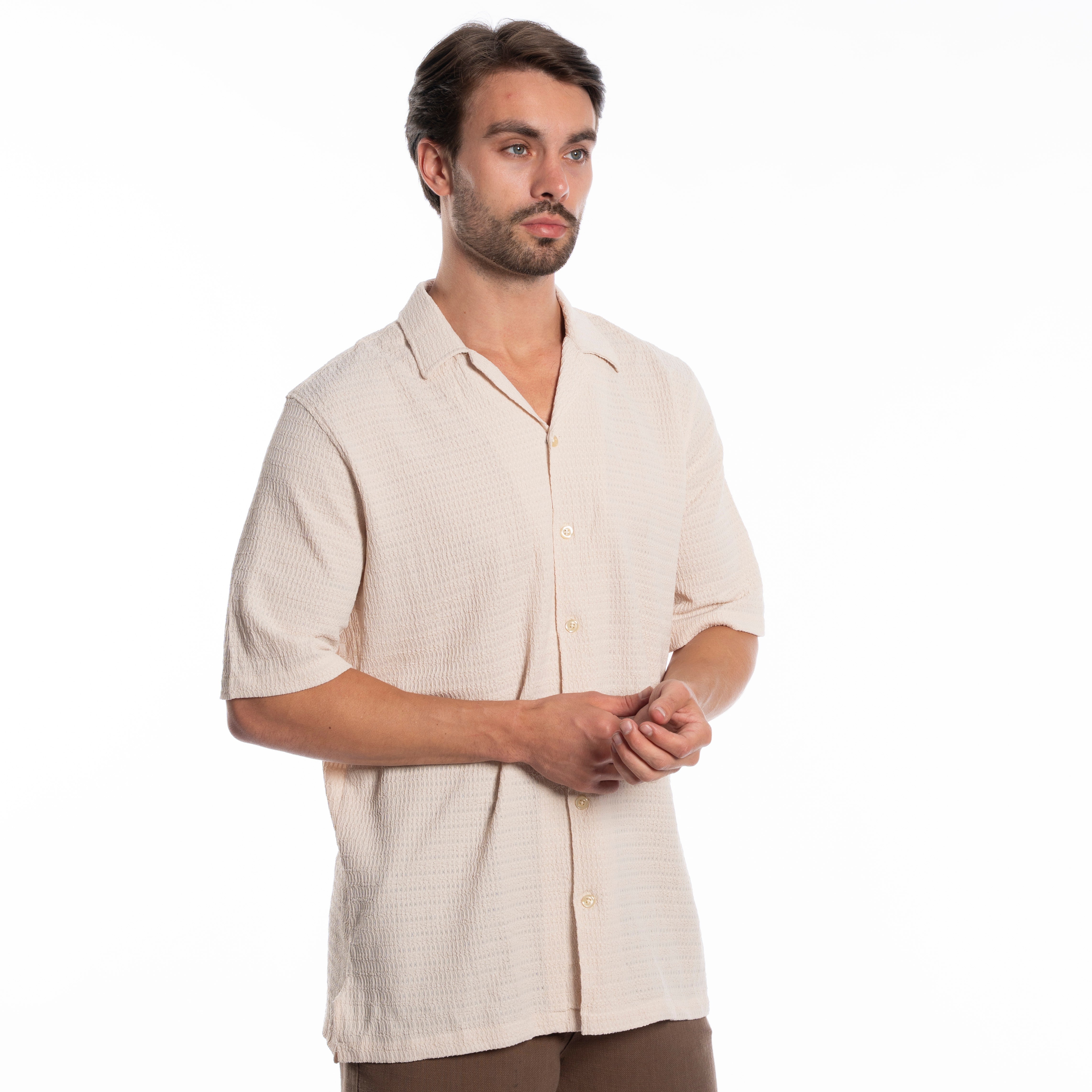 Half Sleeve Shirt - Men - Plain
