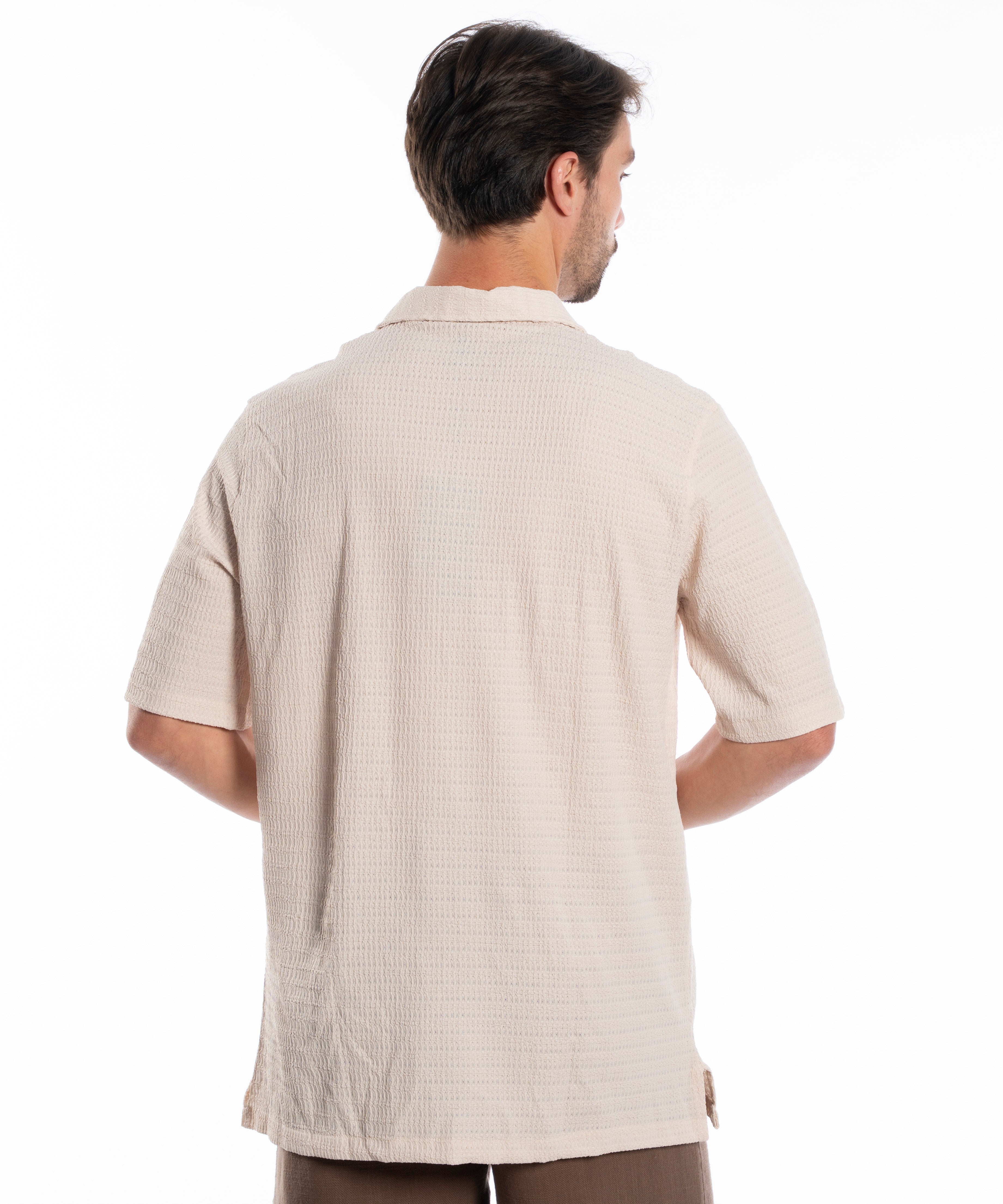 Half Sleeve Shirt - Men - Plain