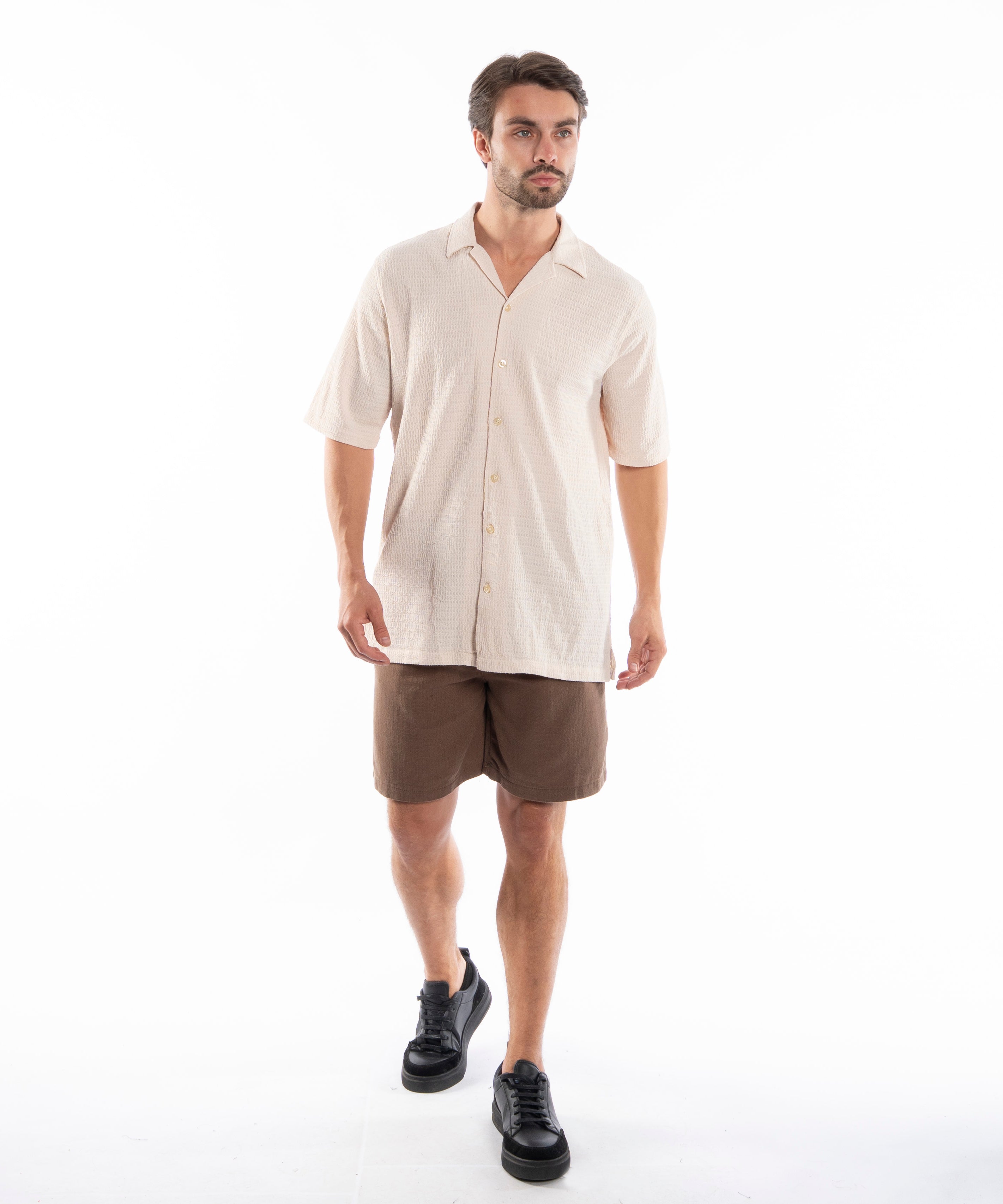 Half Sleeve Shirt - Men - Plain
