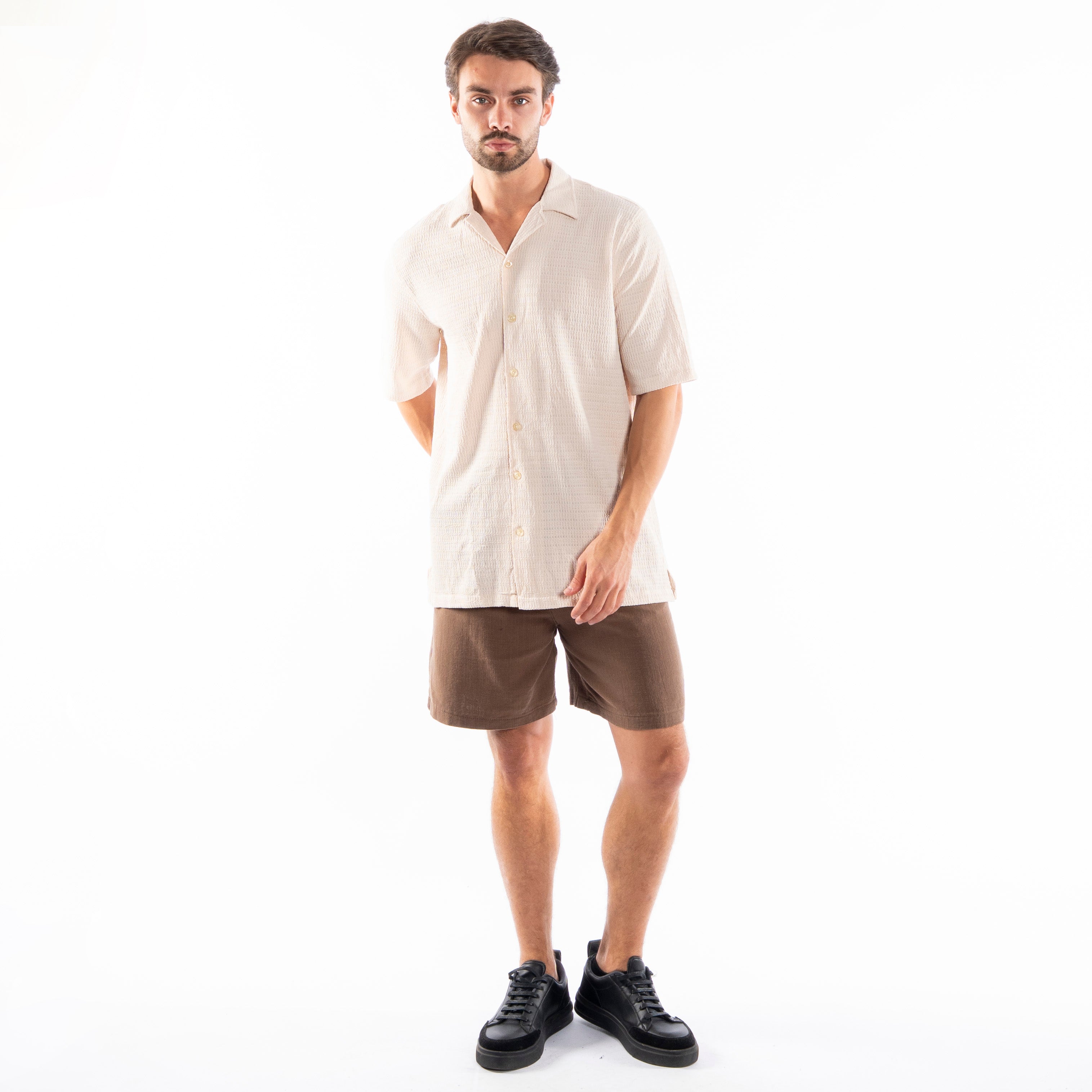 Half Sleeve Shirt - Men - Plain