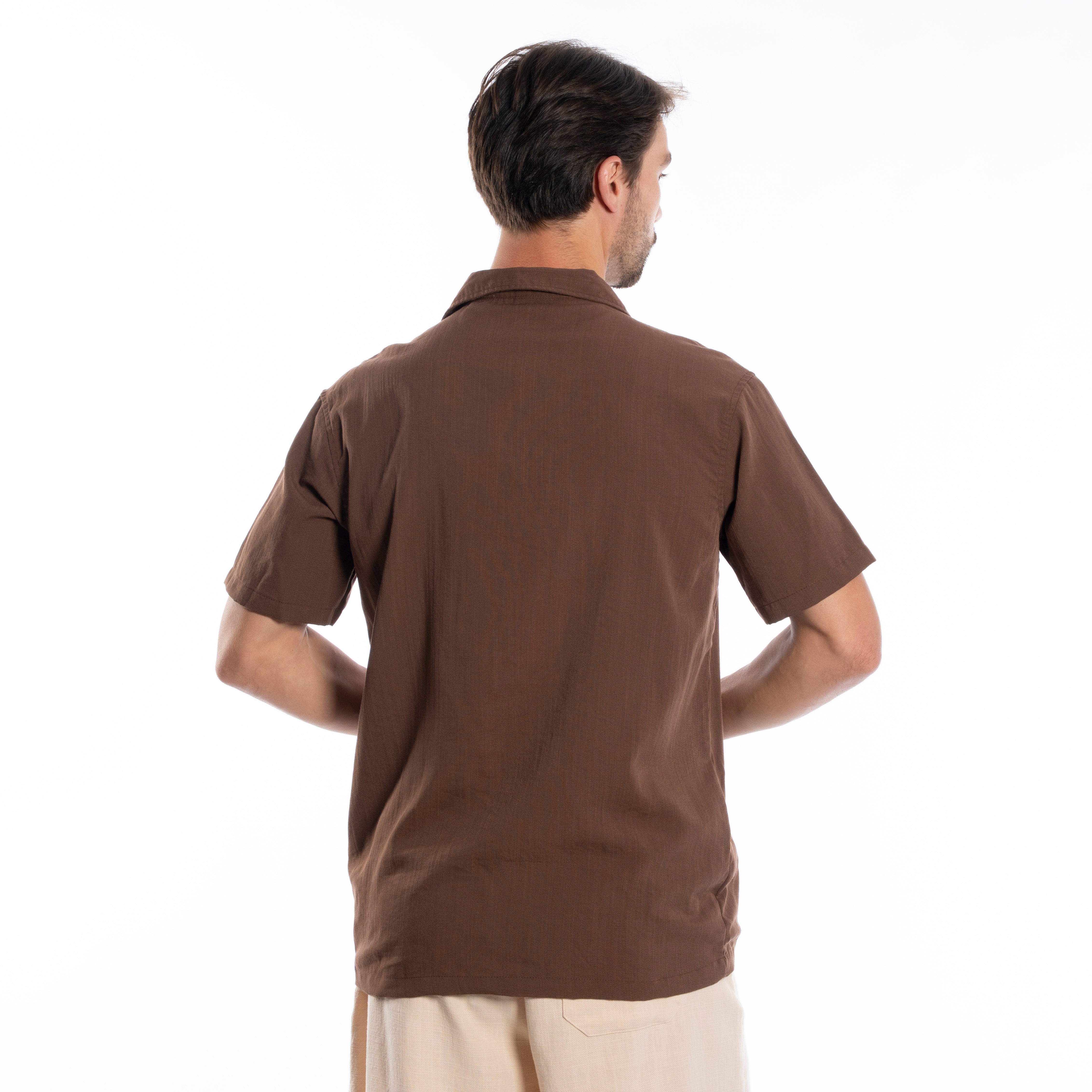 Half Sleeve Shirt - Men - Plain
