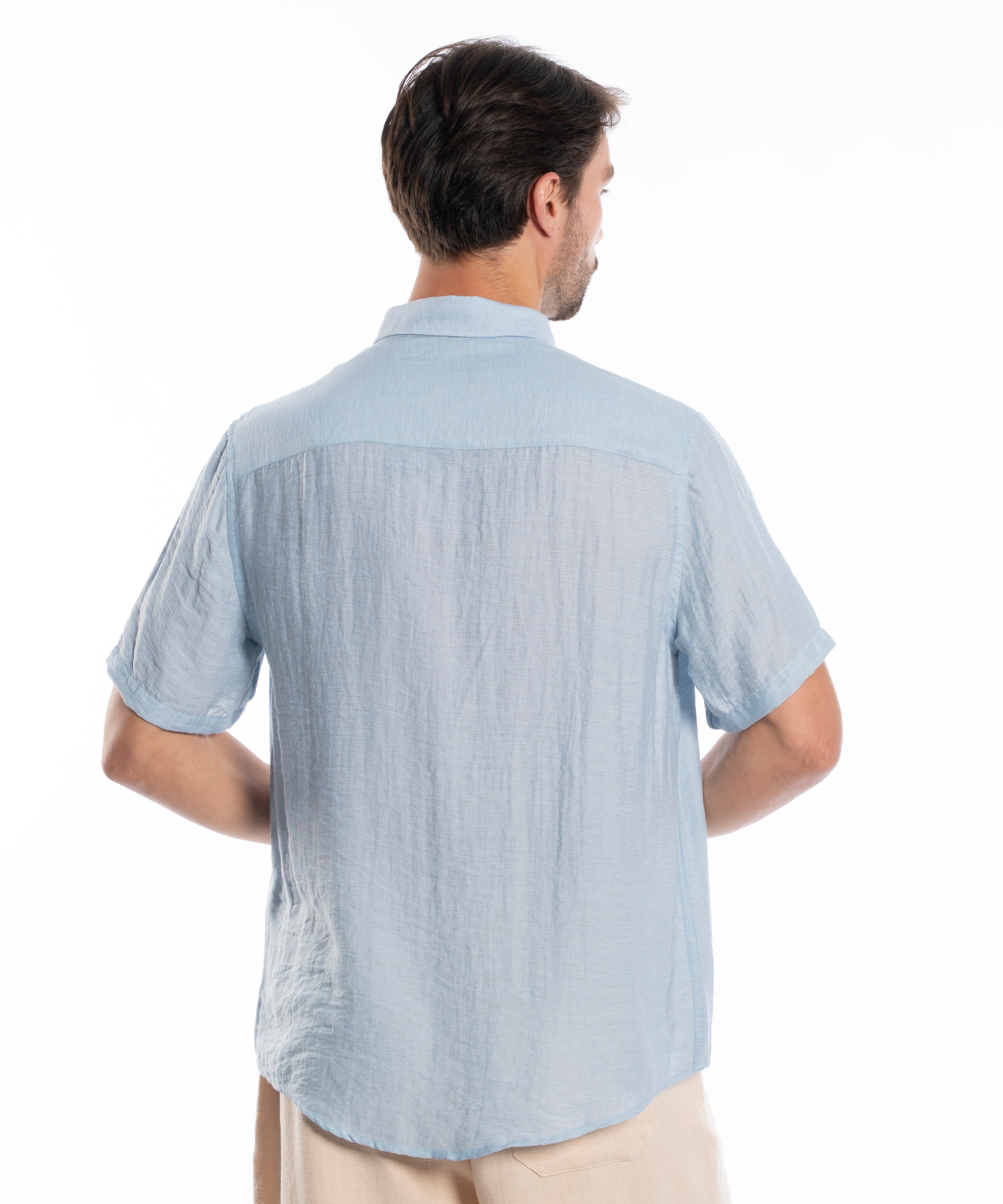 Half Sleeve Shirt - Men - Plain