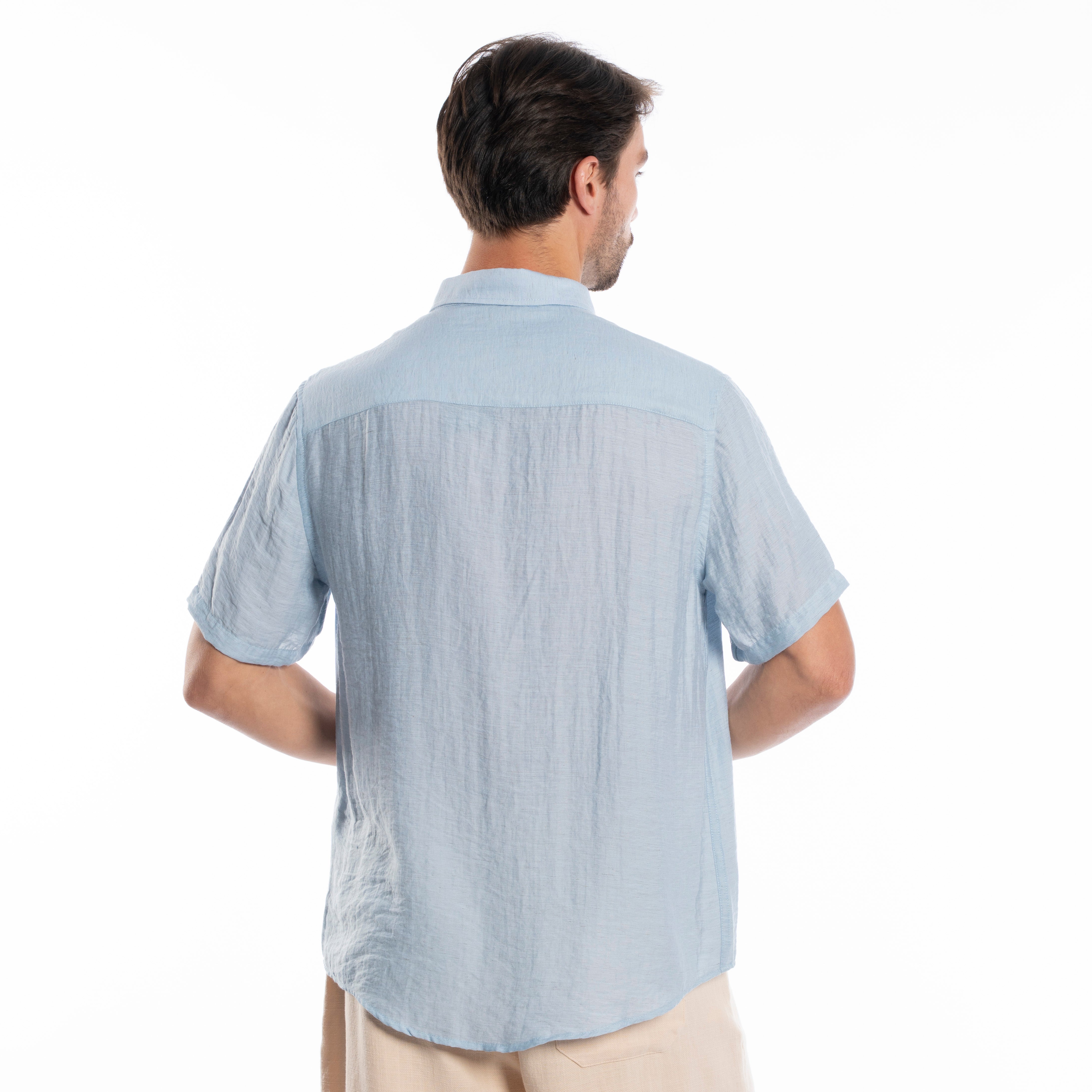 Half Sleeve Shirt - Men - Plain