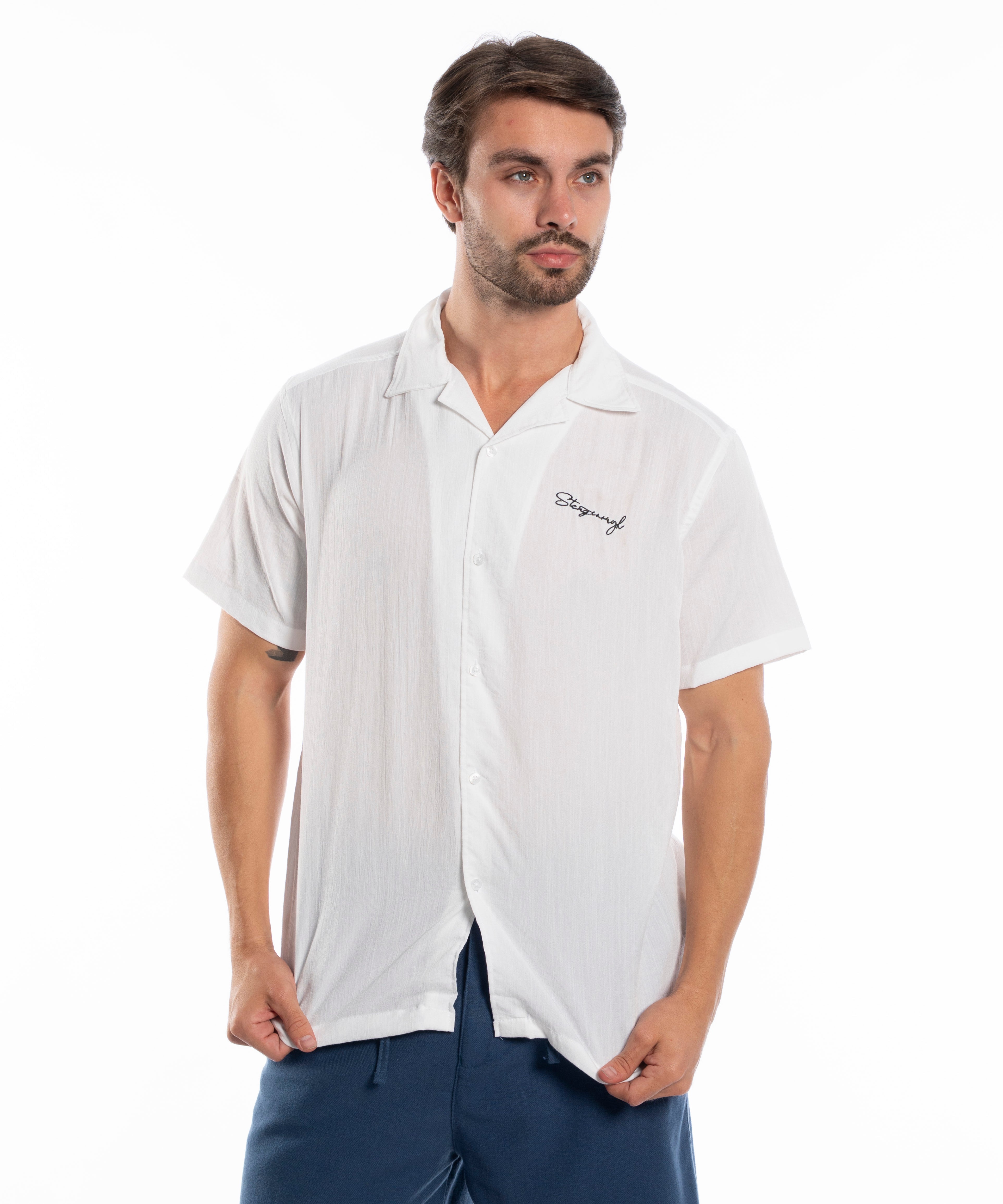 Half Sleeve Shirt - Men - Plain