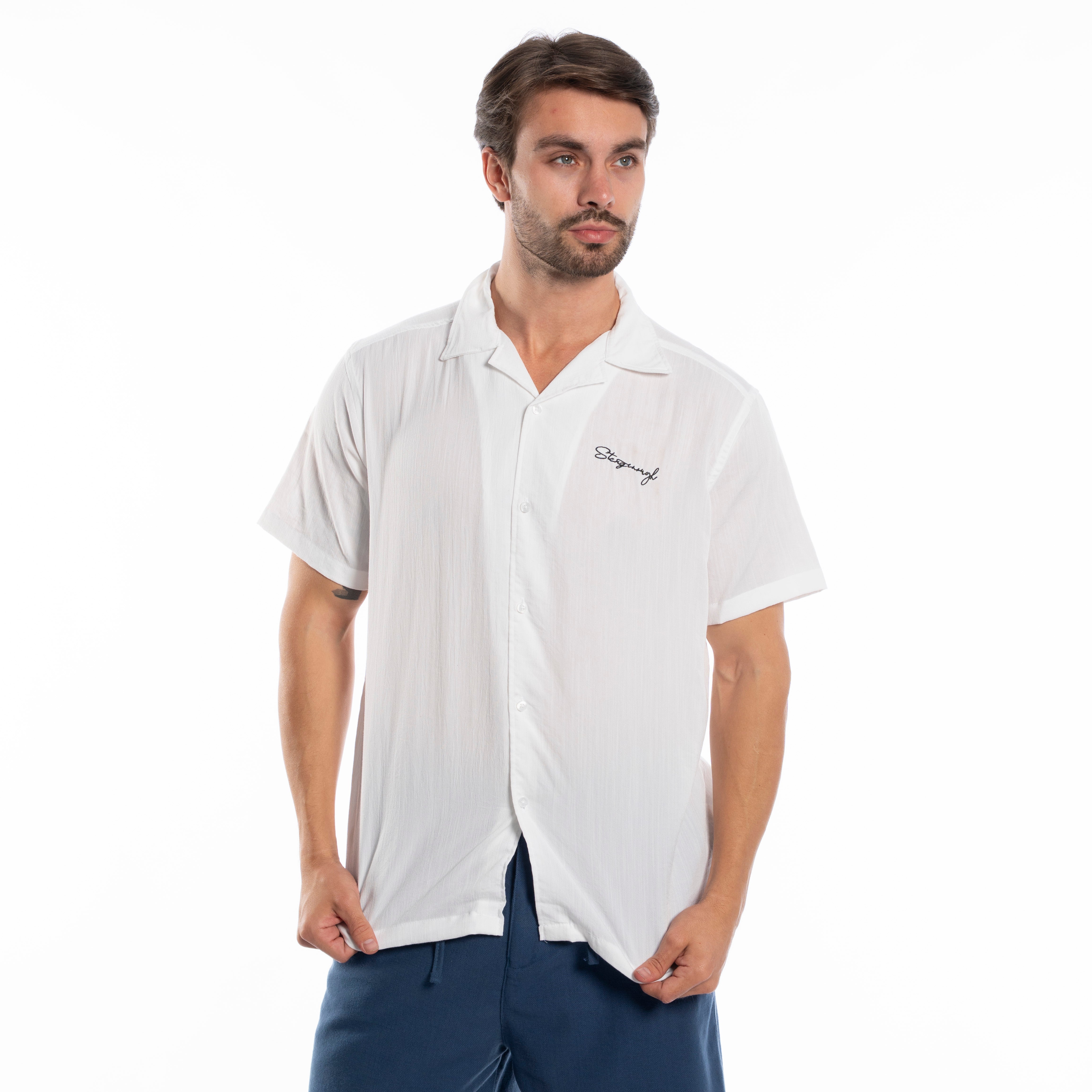 Half Sleeve Shirt - Men - Plain