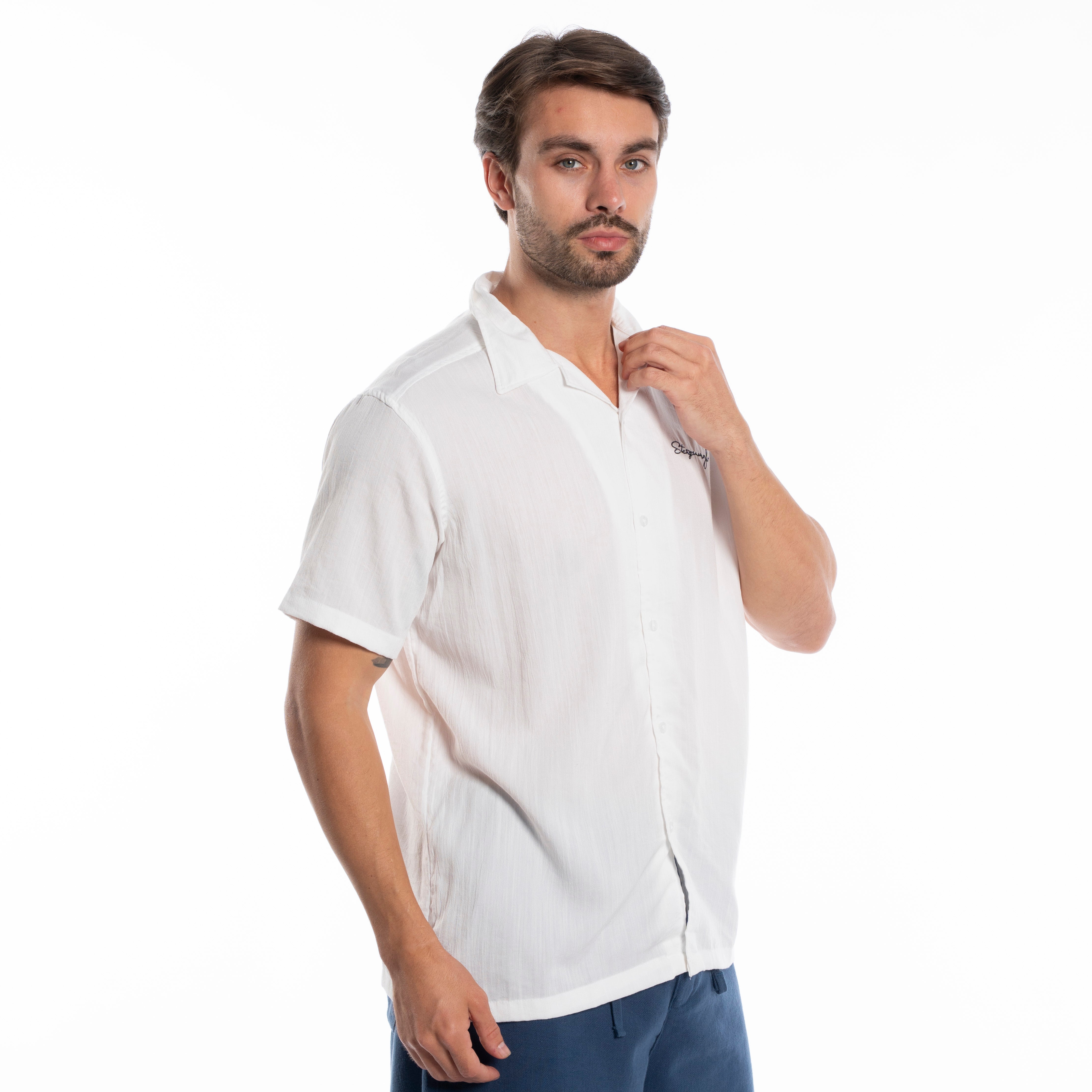 Half Sleeve Shirt - Men - Plain