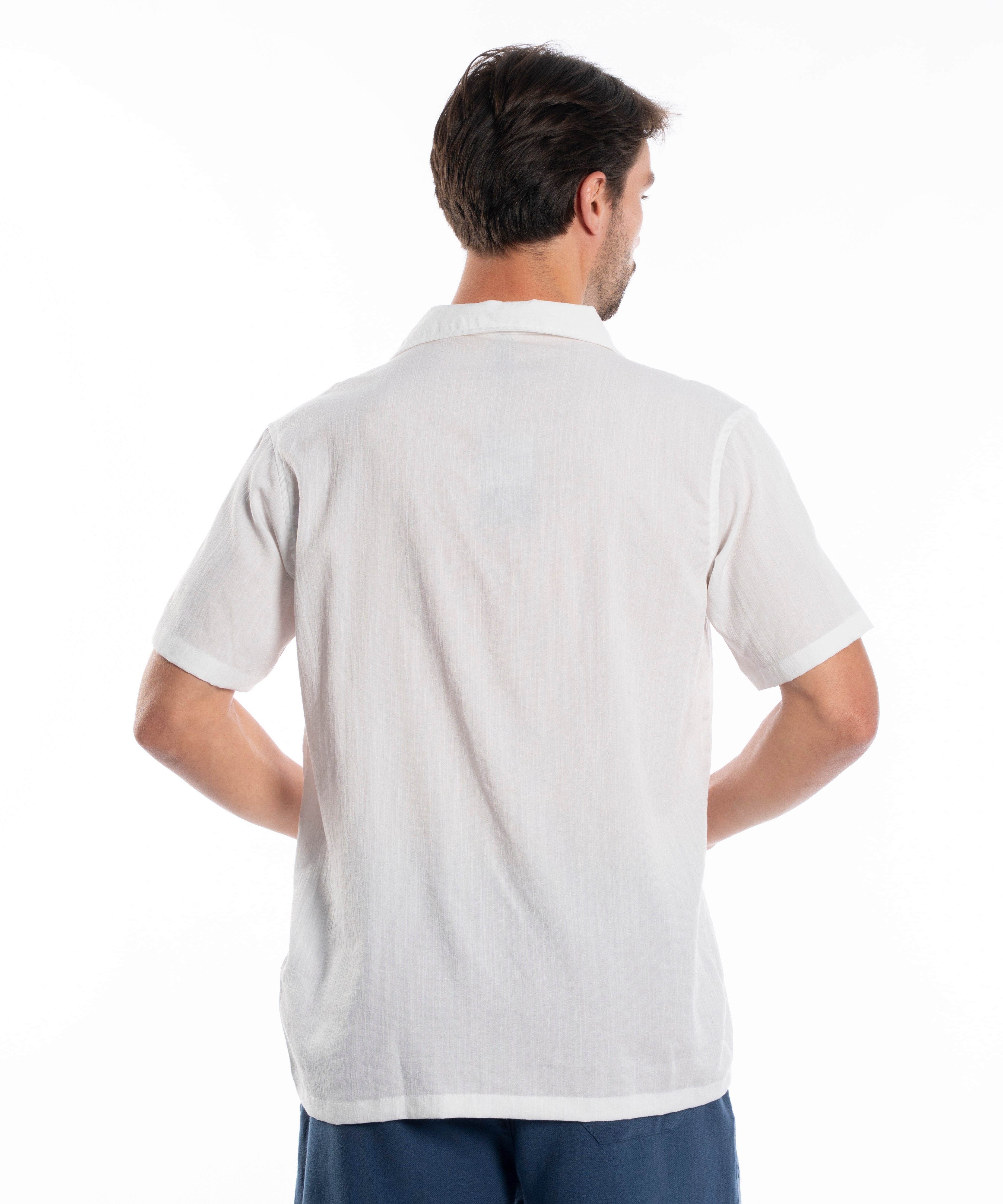Half Sleeve Shirt - Men - Plain