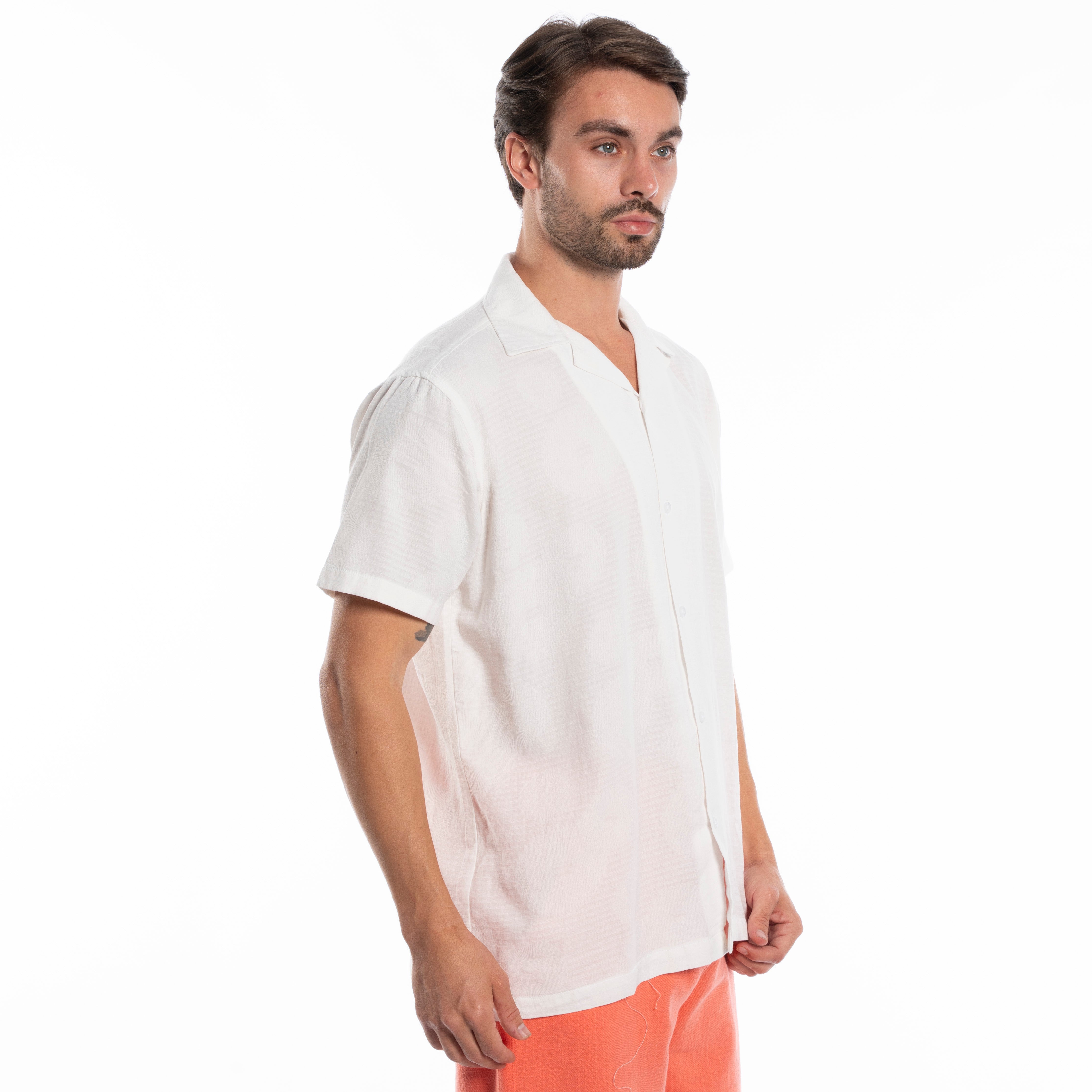 Half Sleeve Shirt - Men - Plain