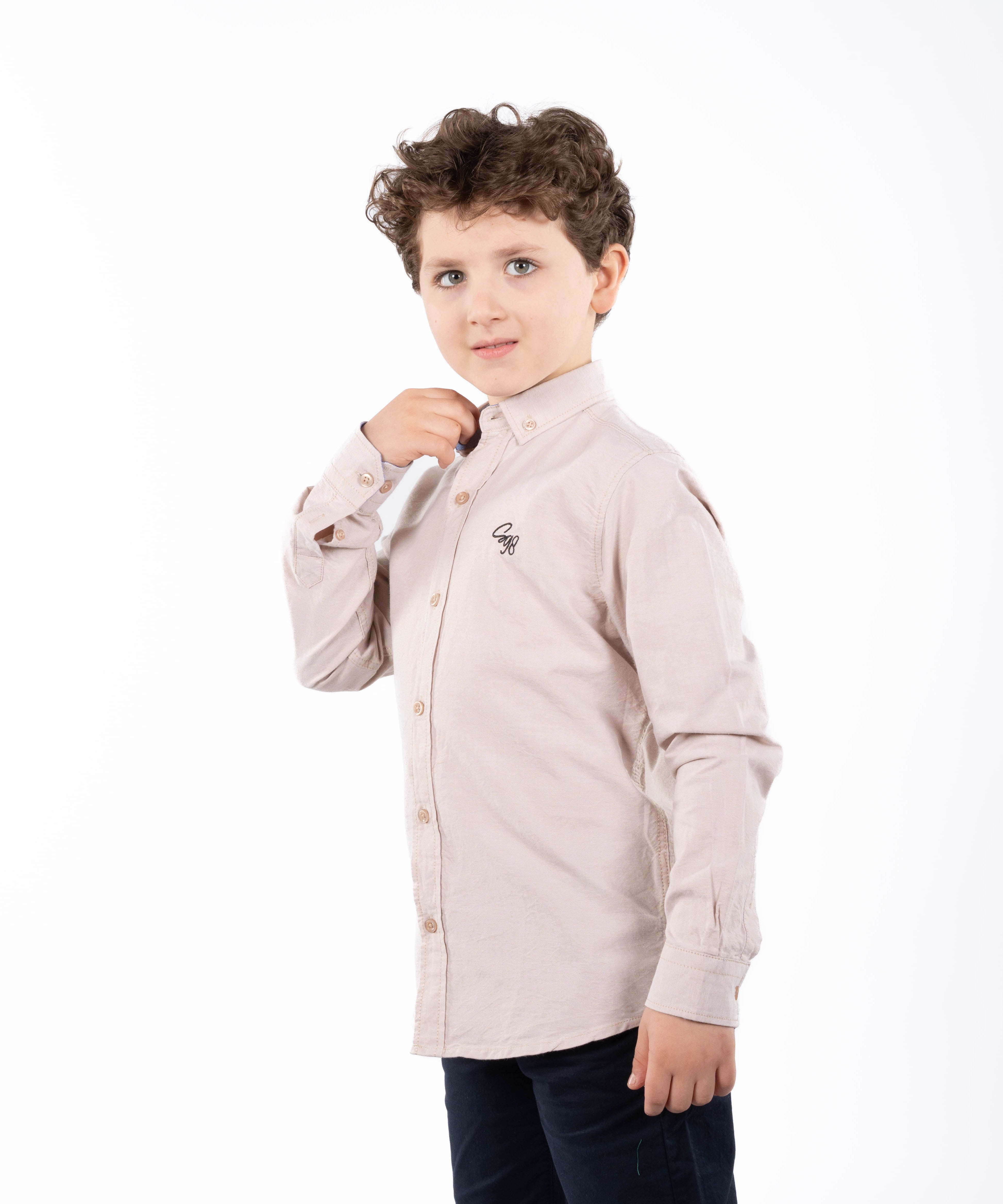 قميص - ولادي - كم طويل