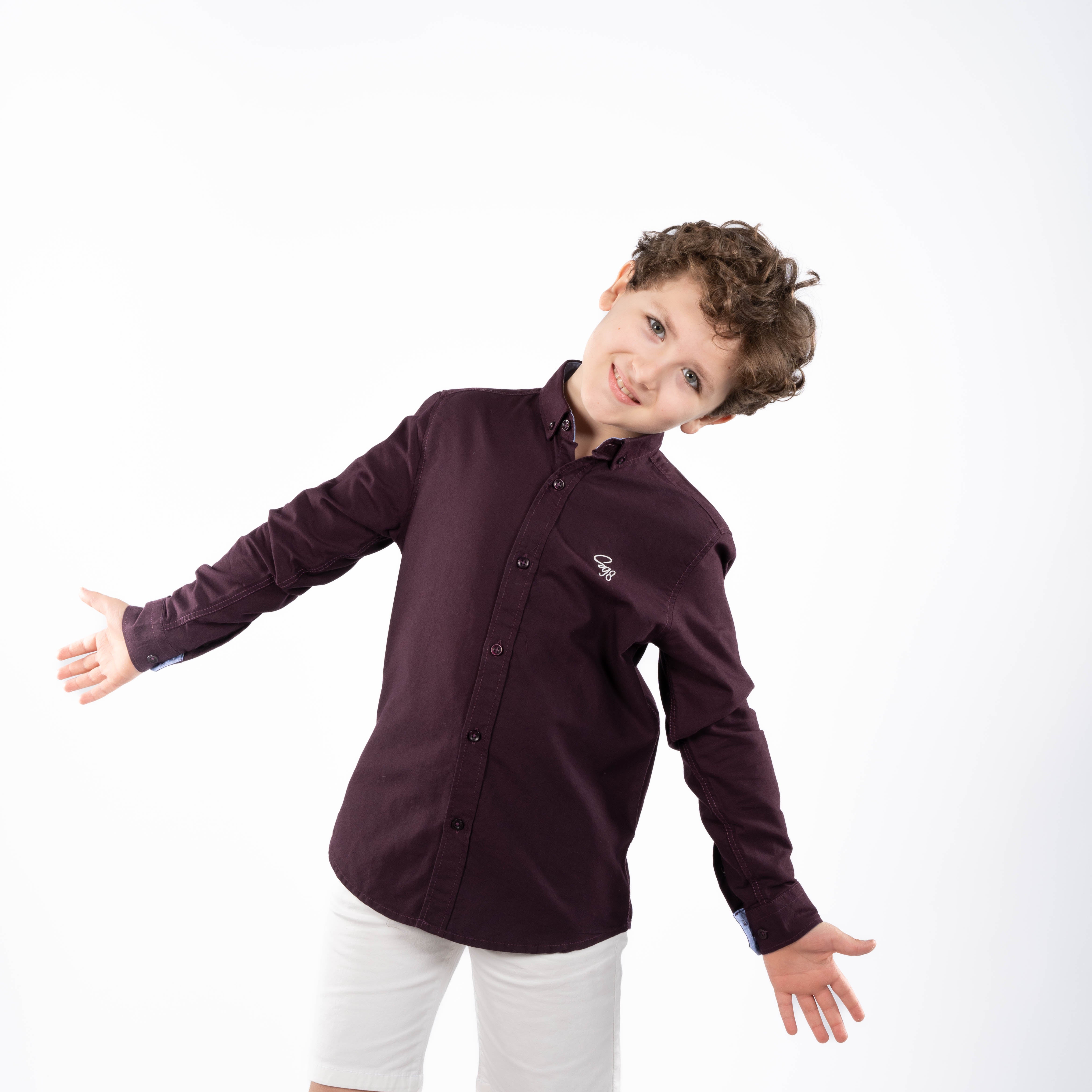 قميص - ولادي - كم طويل